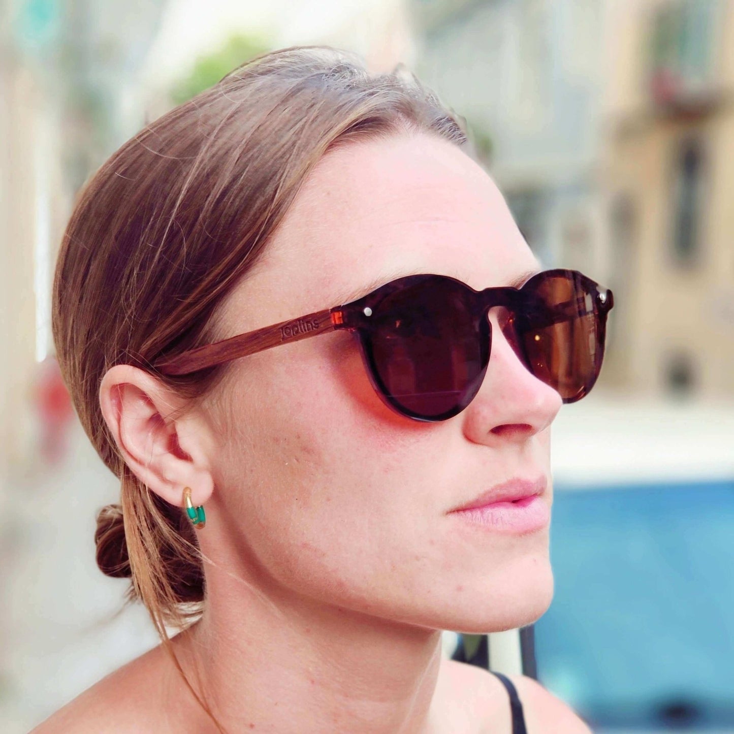 Alona - Wood and Bio Acetate Sunglasses - Gafas Y Gafas