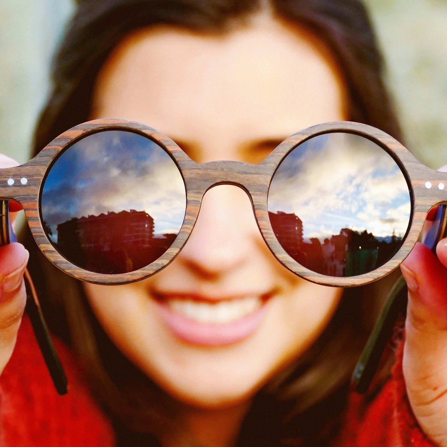Flic - Unisex Wooden Sunglasses - Gafas Y Gafas