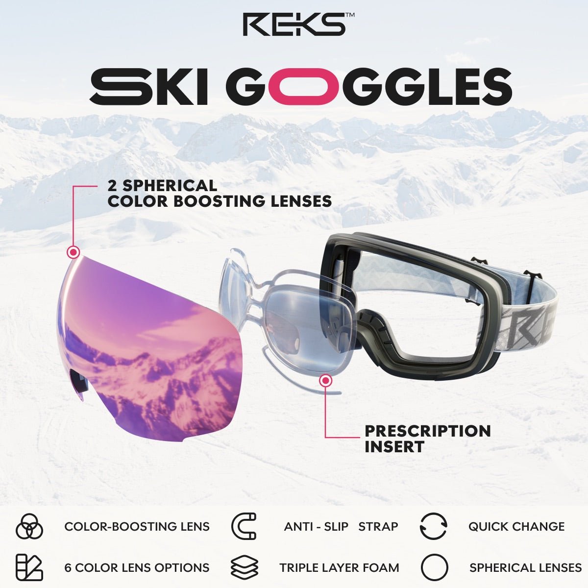Ski Goggle - Gafas Y Gafas
