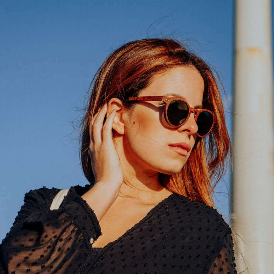 Stinson - Unisex Wooden Sunglasses - Gafas Y Gafas