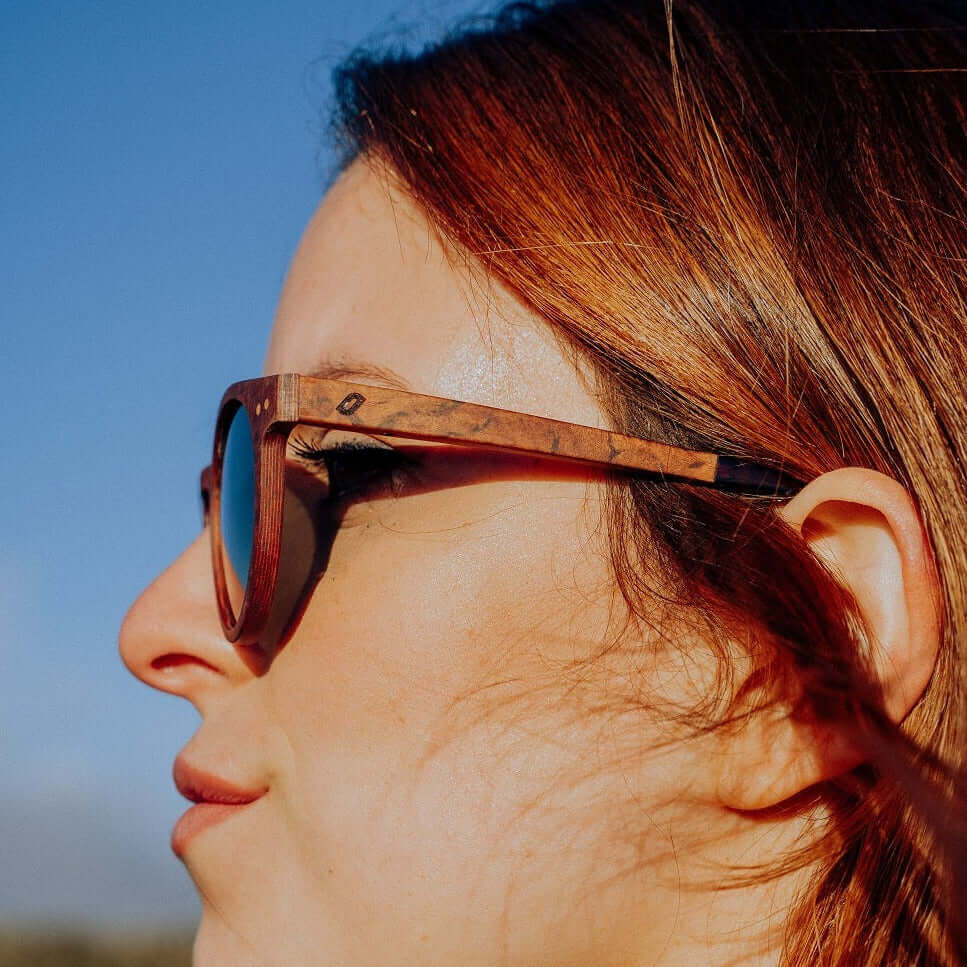 Stinson - Unisex Wooden Sunglasses - Gafas Y Gafas