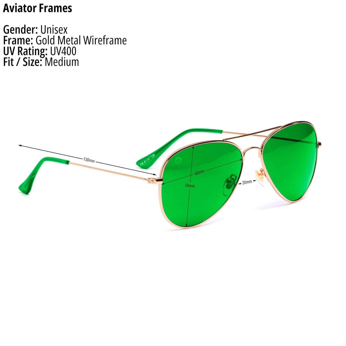 The Aviator | Green "Revitalizing" - Gafas Y Gafas
