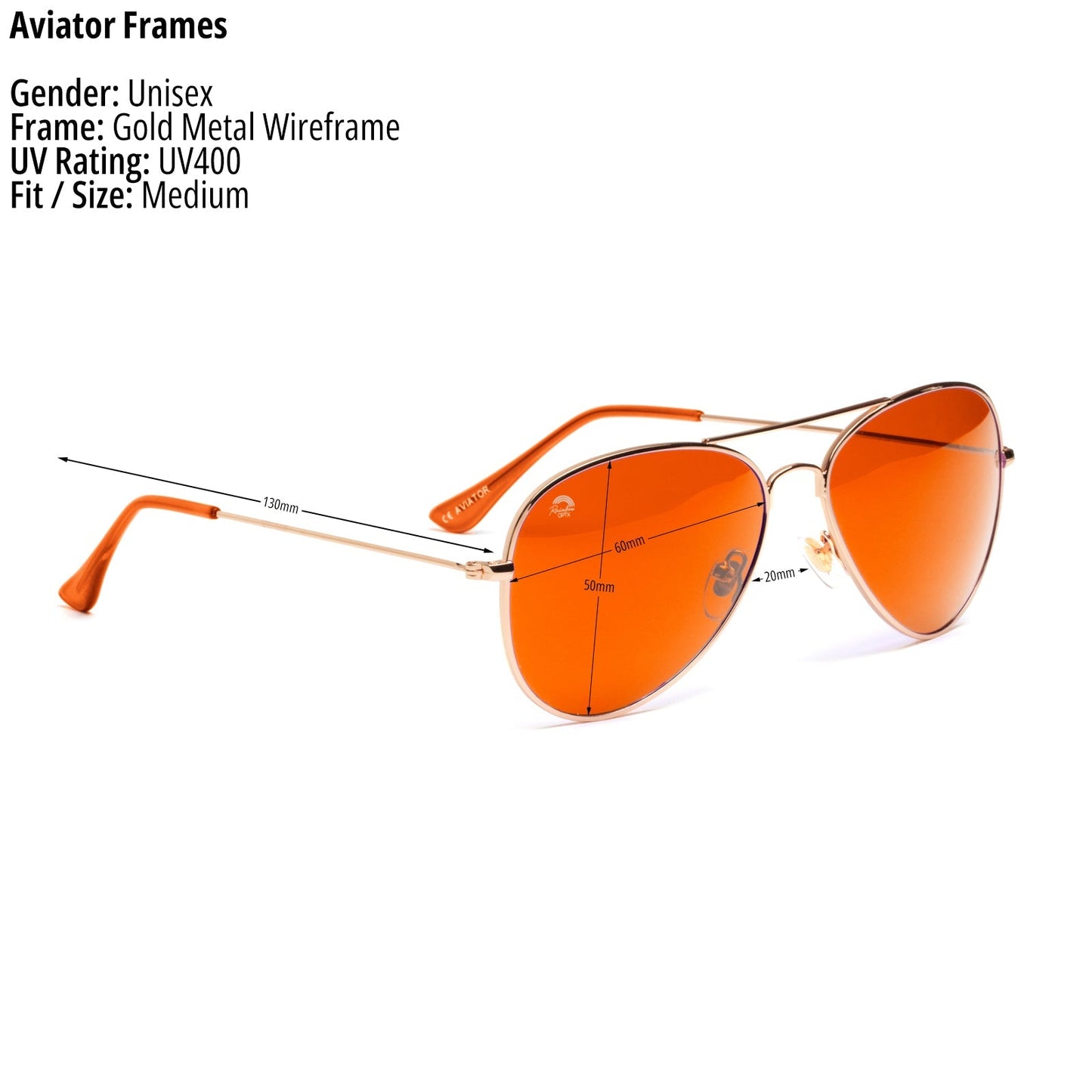 The Aviator | Orange "Creativity" - Gafas Y Gafas