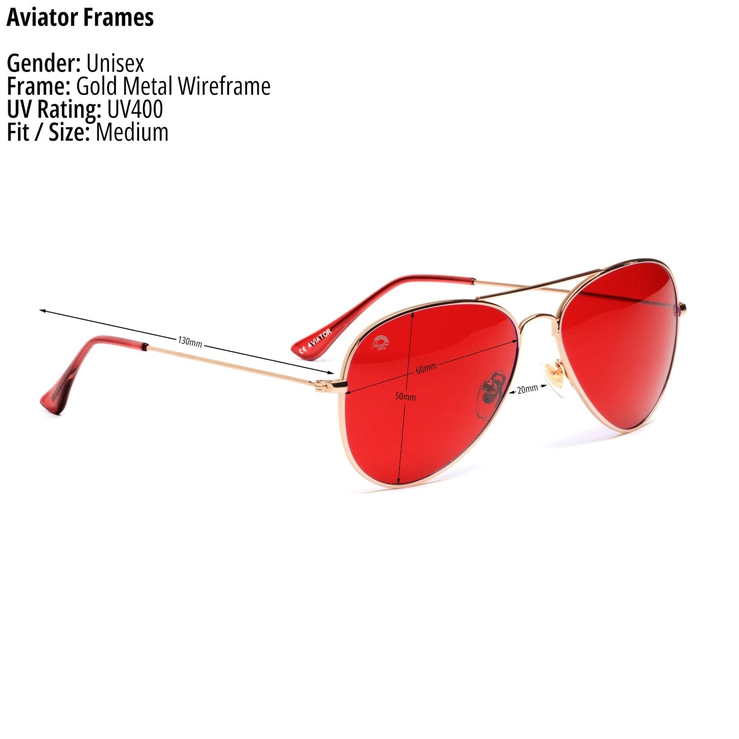 The Aviator | Red "Vitality" - Gafas Y Gafas