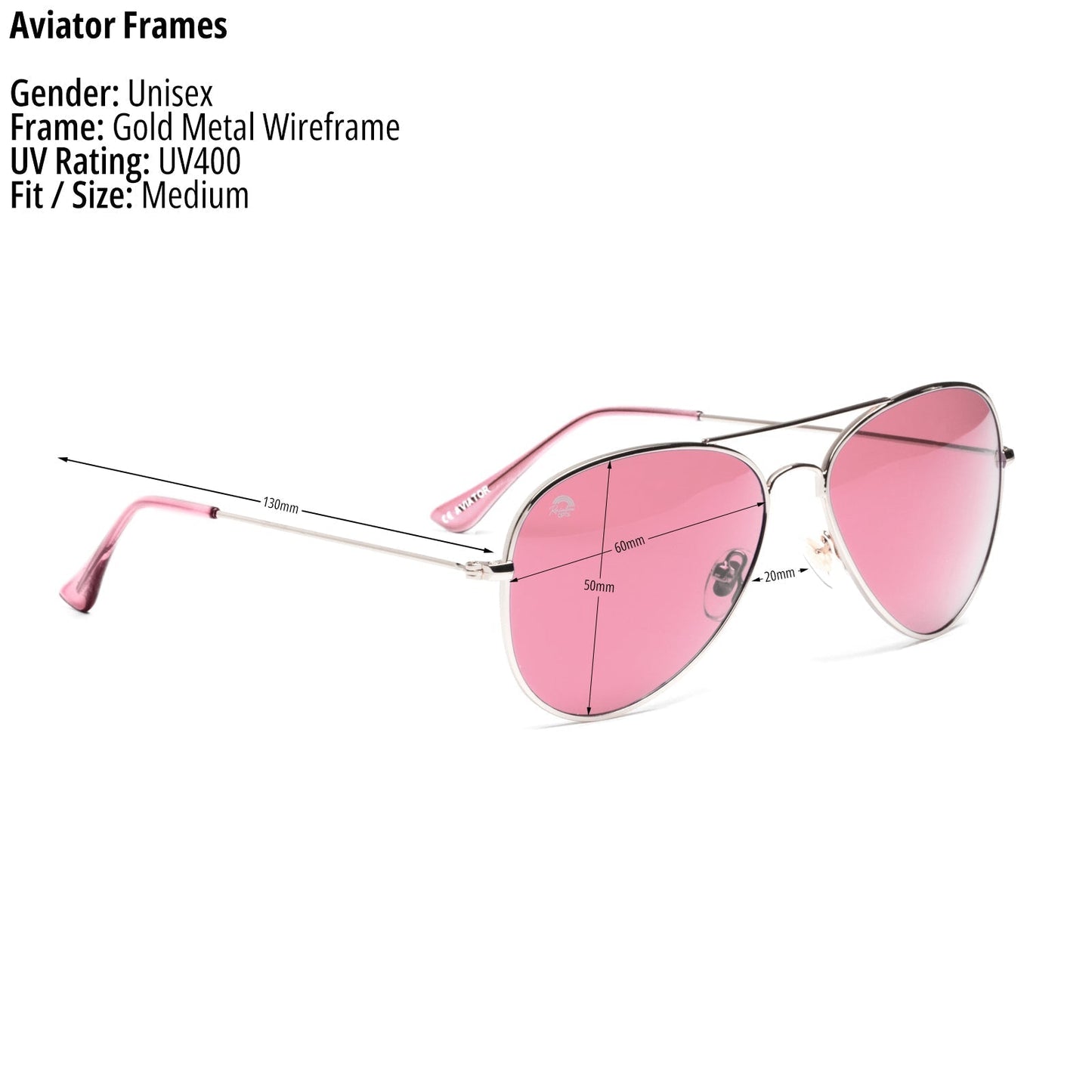 The Aviator | Rose "Self - Love" - Gafas Y Gafas