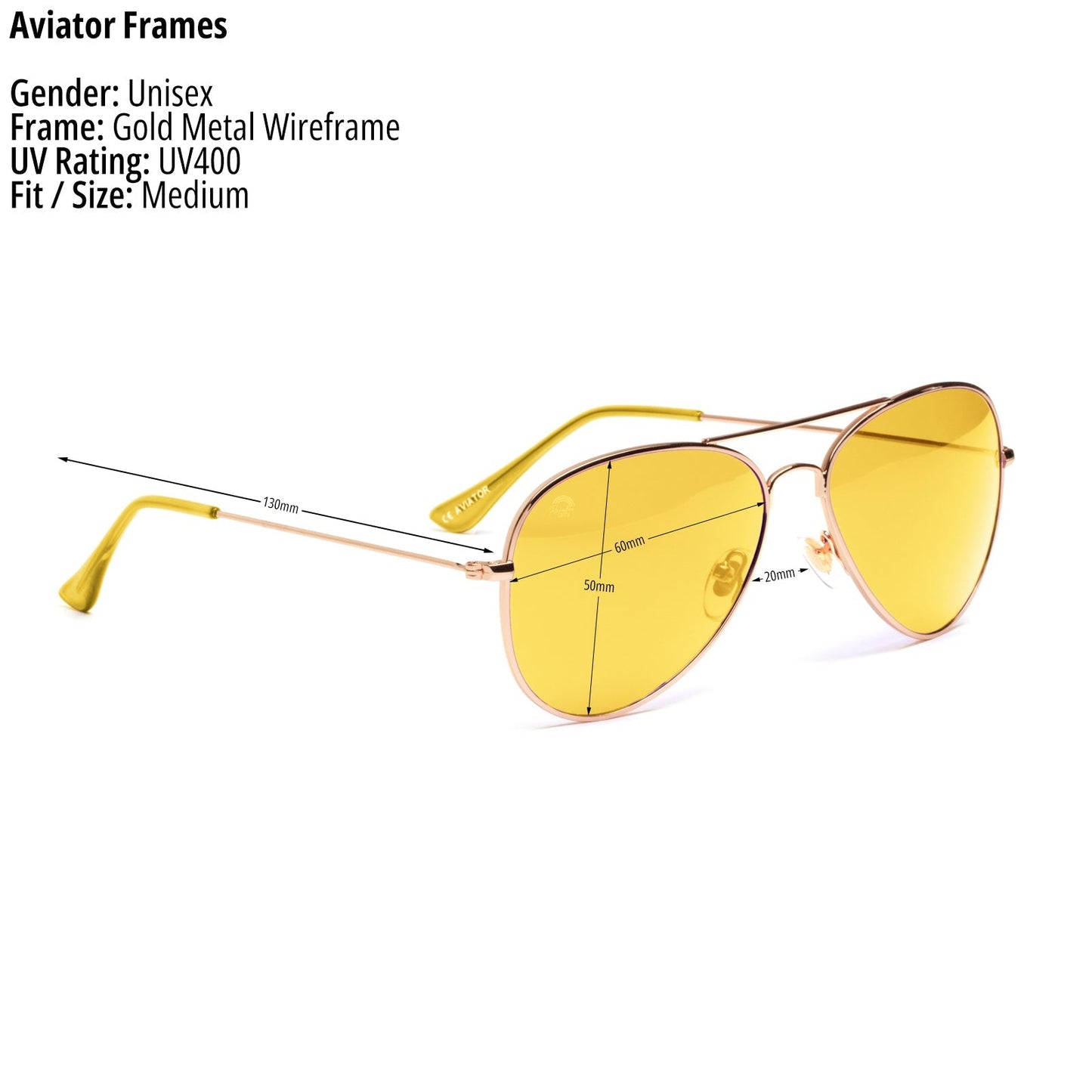 The Aviator | Yellow "Will Power" - Gafas Y Gafas