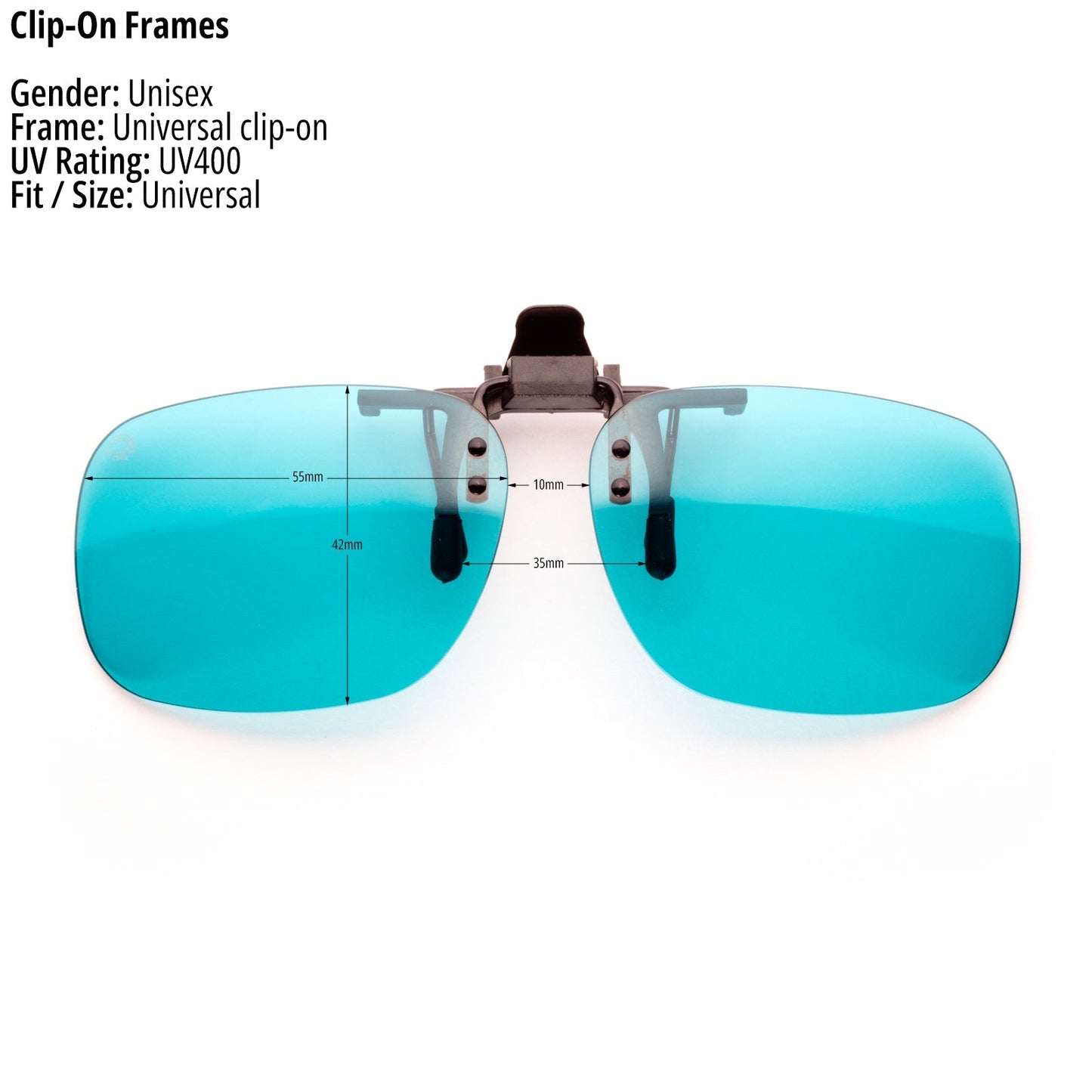 The Clip - Ons | Aqua "Calm" - Gafas Y Gafas
