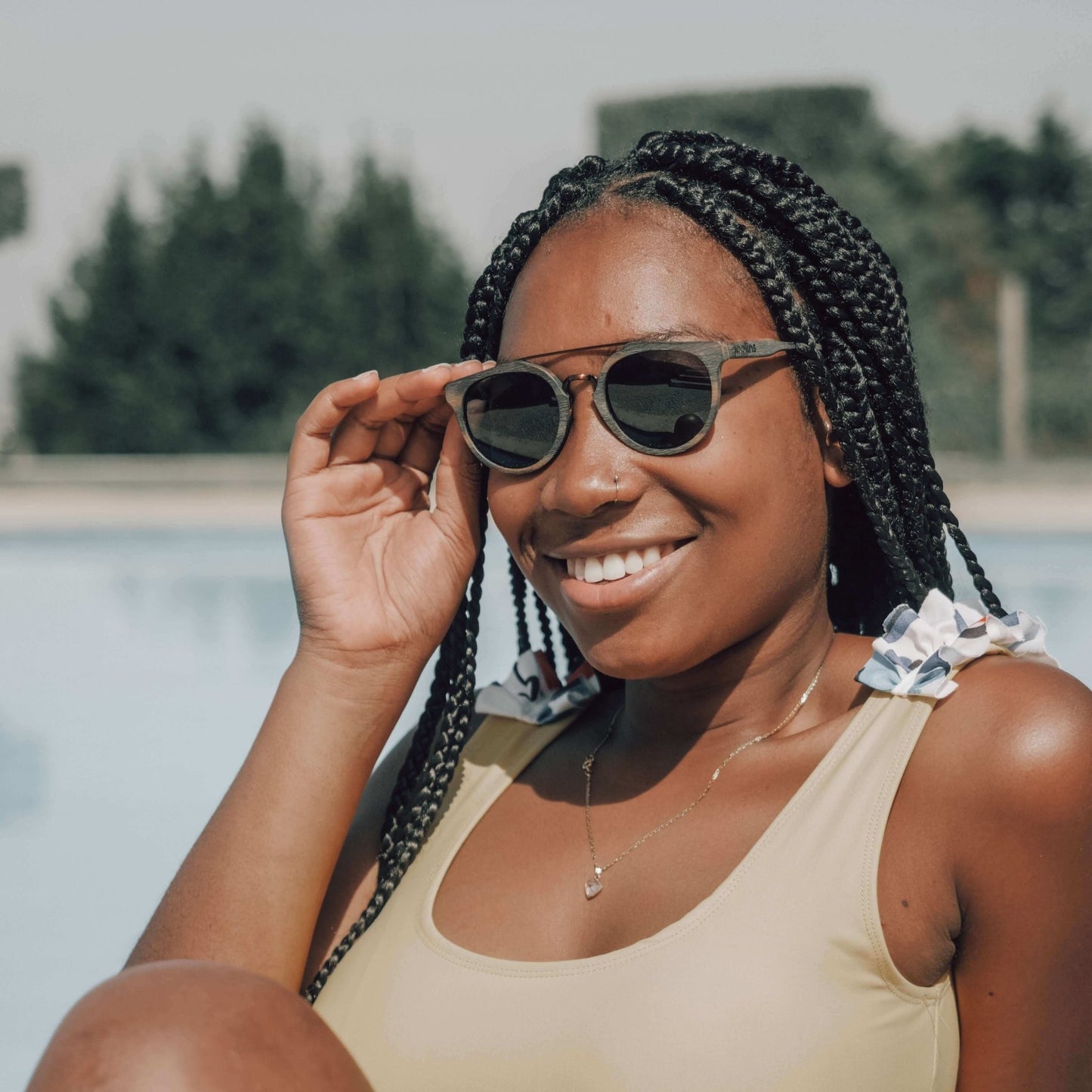 The Shiva - Wooden Sunglasses - Gafas Y Gafas