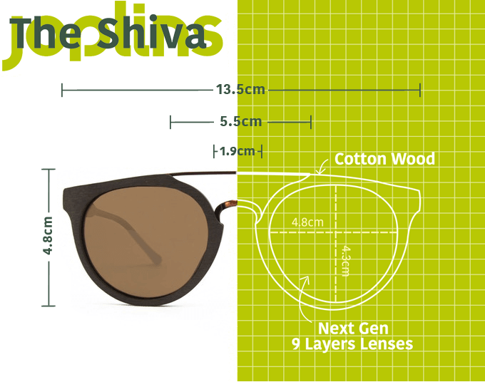 The Shiva - Wooden Sunglasses - Gafas Y Gafas
