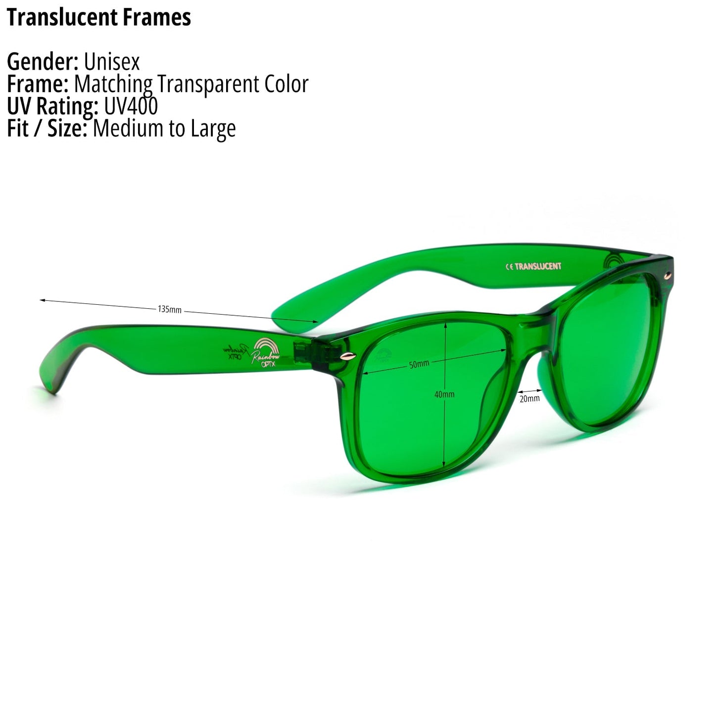 The Translucent | Green "Revitalizing" - Gafas Y Gafas