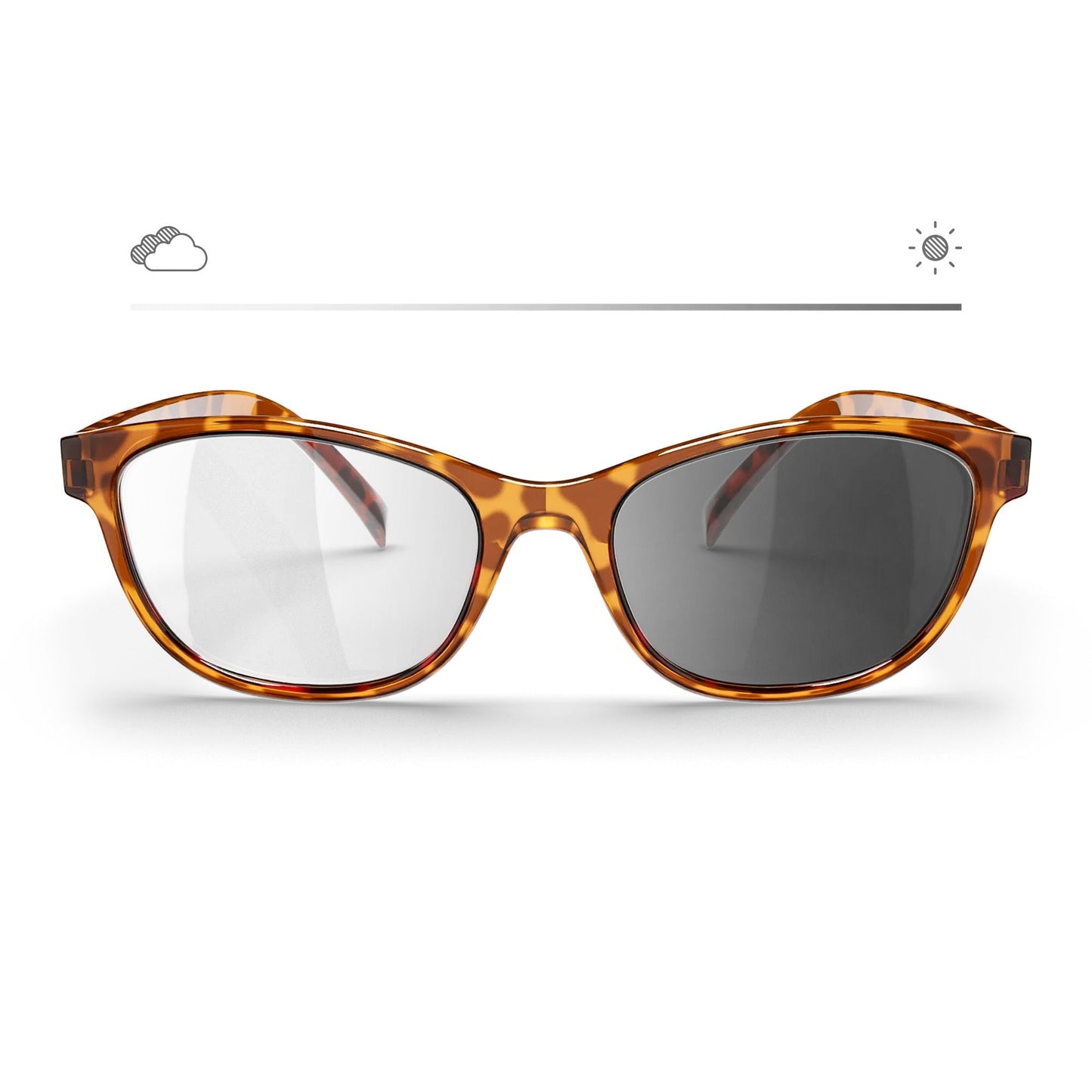 Tortoise Oval Prescription Transitions® XTRActive Polarized - Gafas Y Gafas