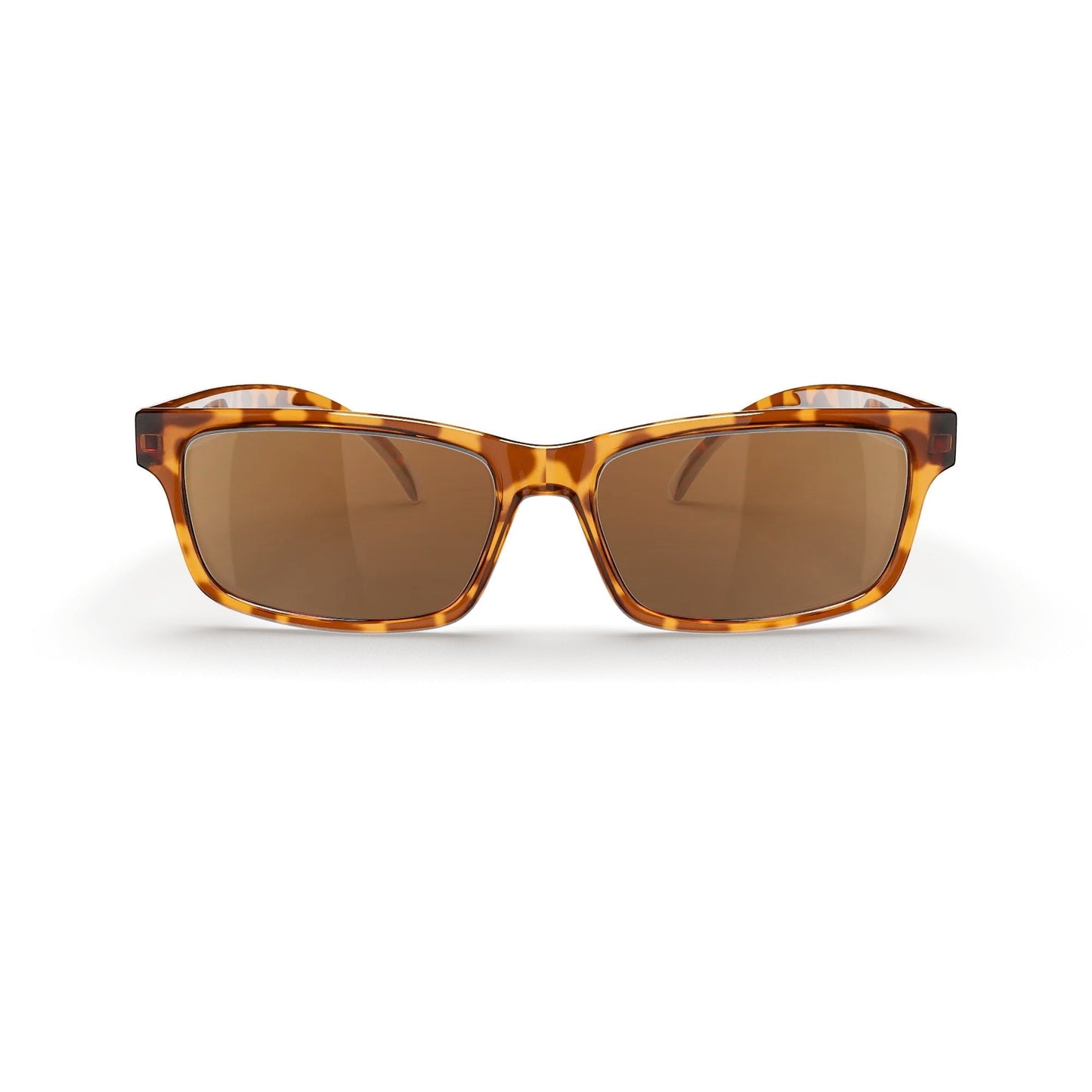 Tortoise Rectangle Prescription Polarized Polycarbonate Sunglasses - Gafas Y Gafas