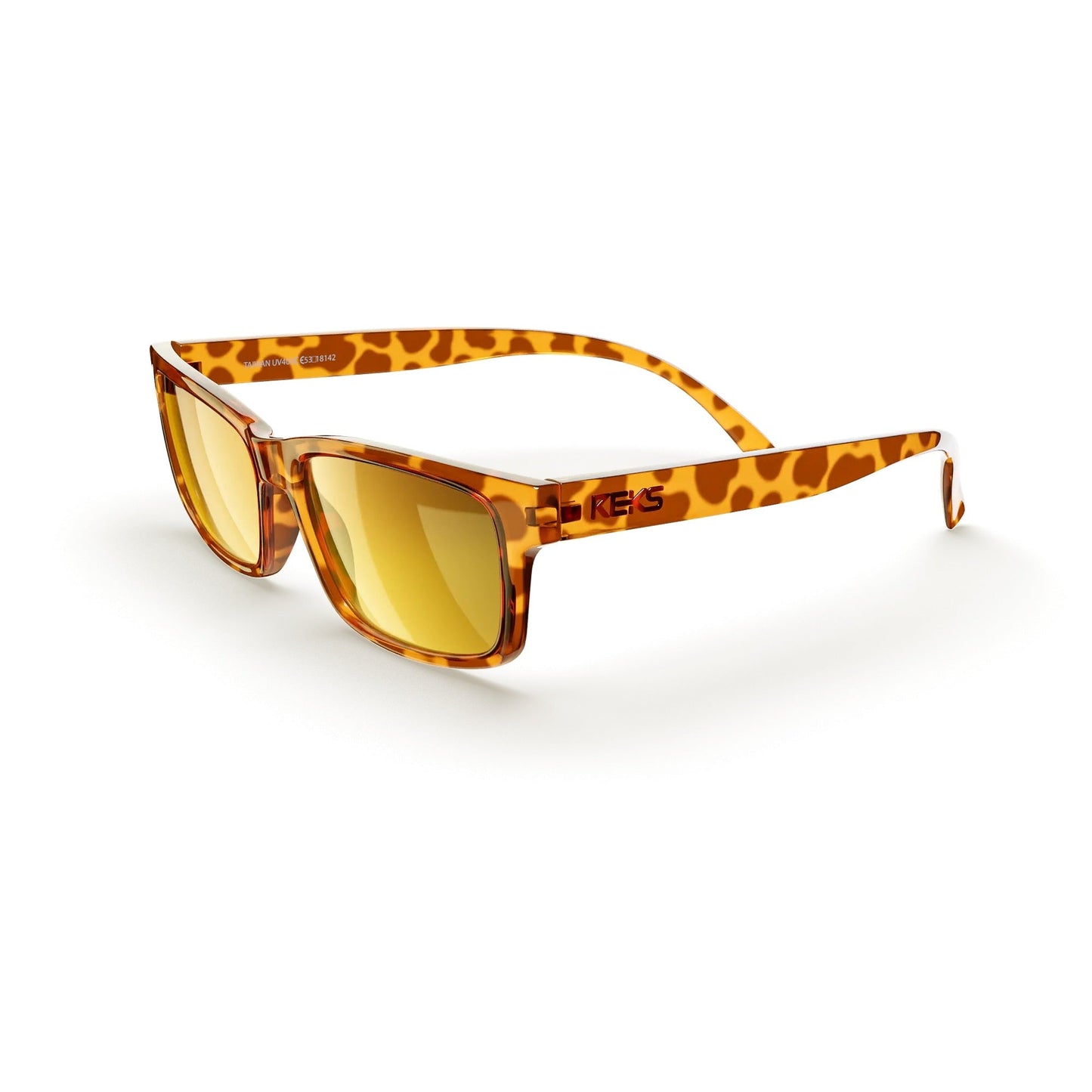 Tortoise Rectangle Prescription Polarized Polycarbonate Sunglasses - Gafas Y Gafas