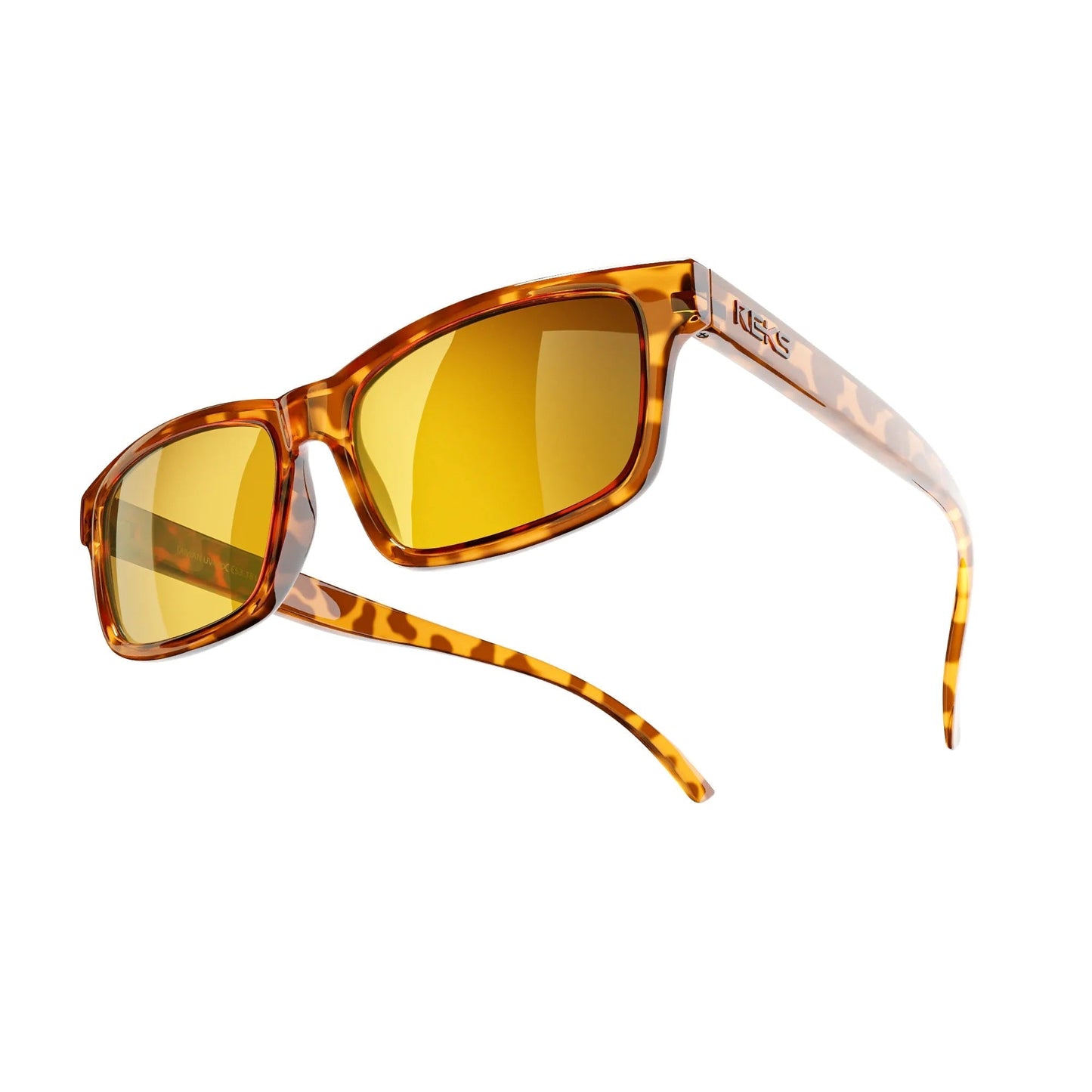 Tortoise Rectangle Prescription Polarized Polycarbonate Sunglasses - Gafas Y Gafas