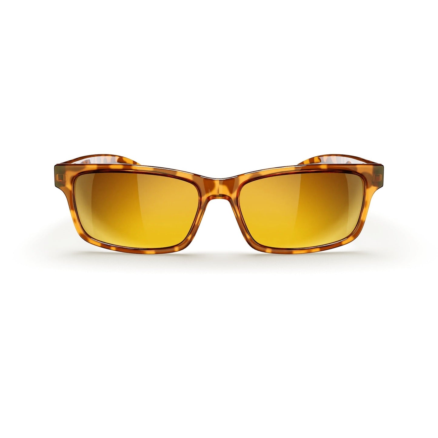Tortoise Rectangle Prescription Polarized Polycarbonate Sunglasses - Gafas Y Gafas