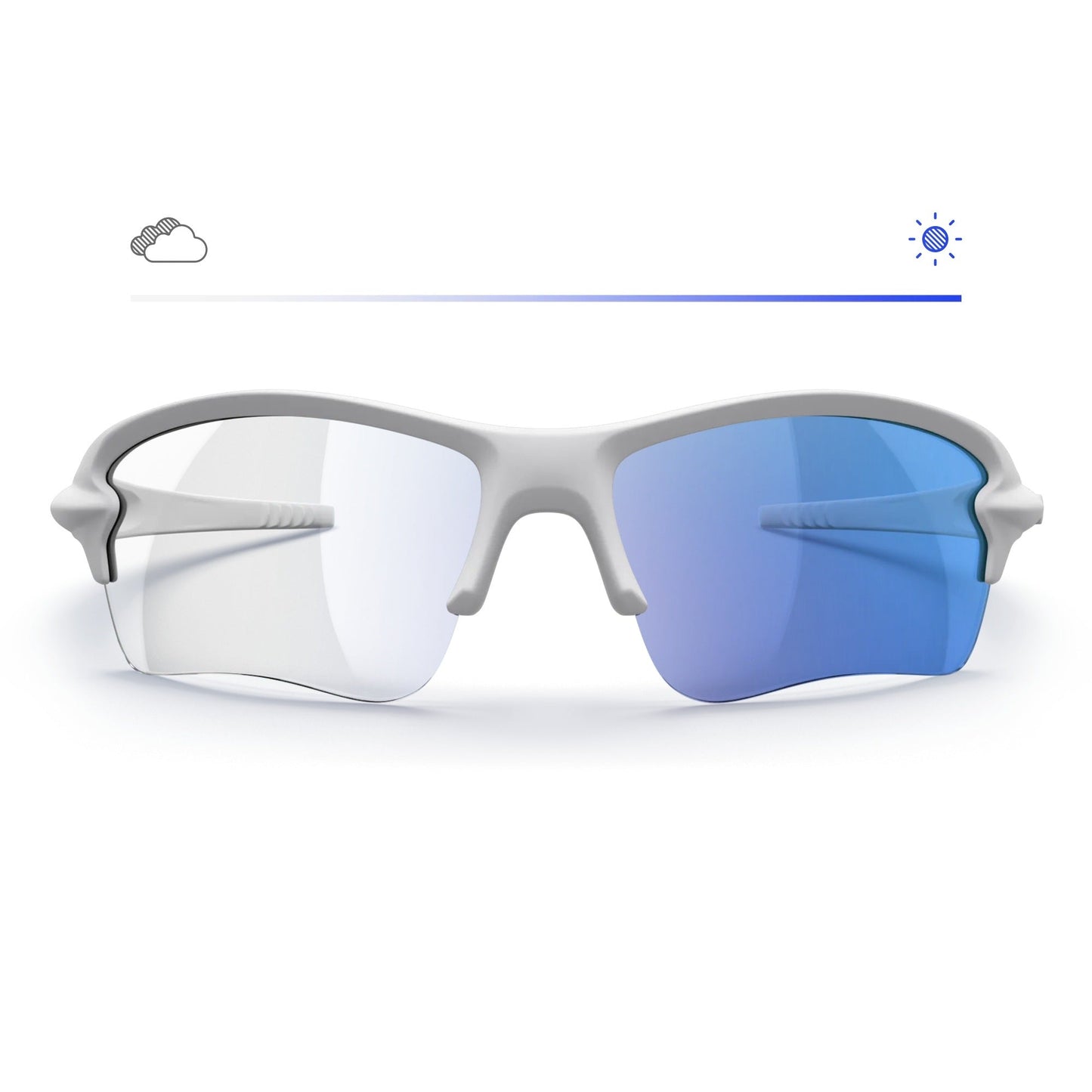 White Sling Blade Prescription Transitions® Colors - Gafas Y Gafas