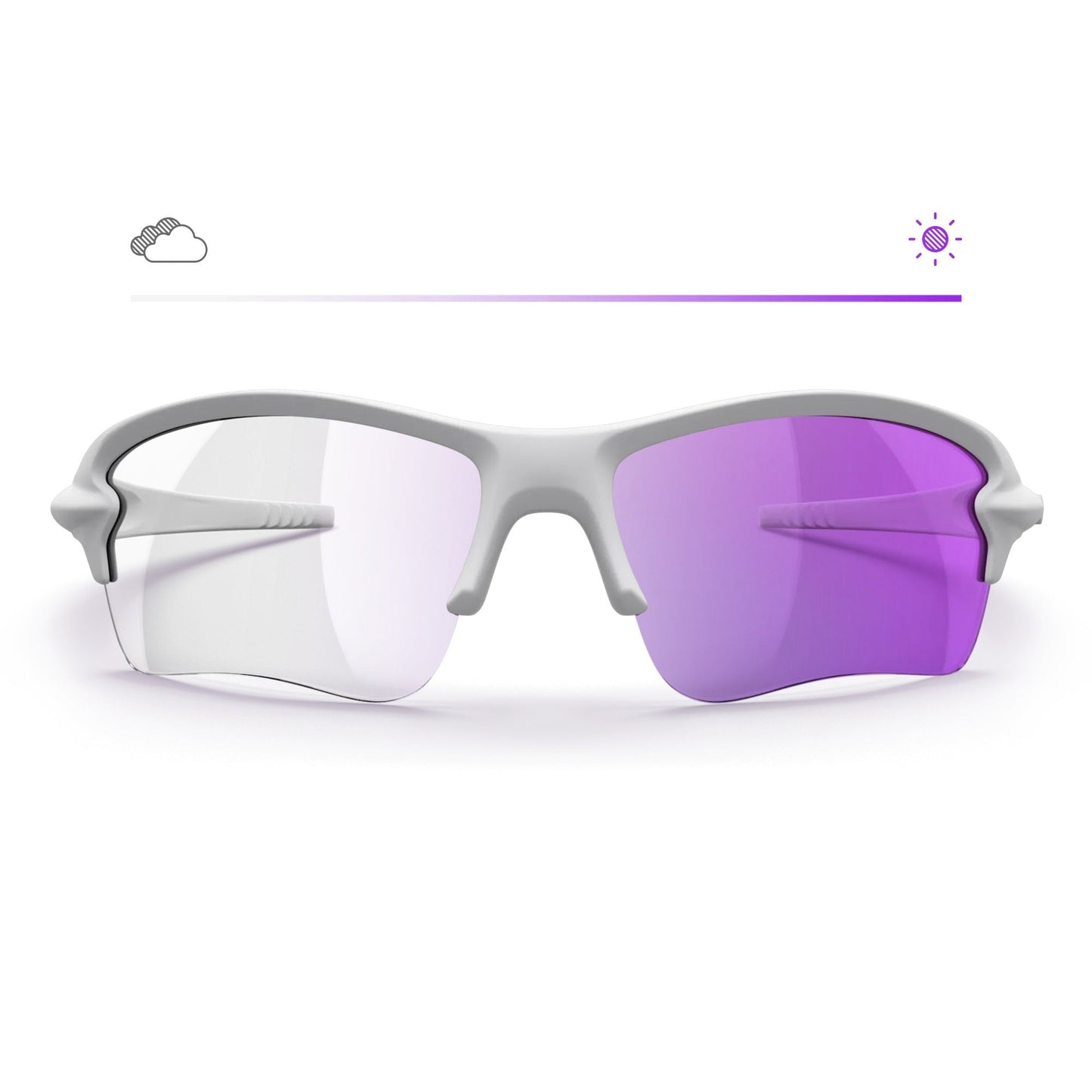 White Sling Blade Prescription Transitions® Colors - Gafas Y Gafas