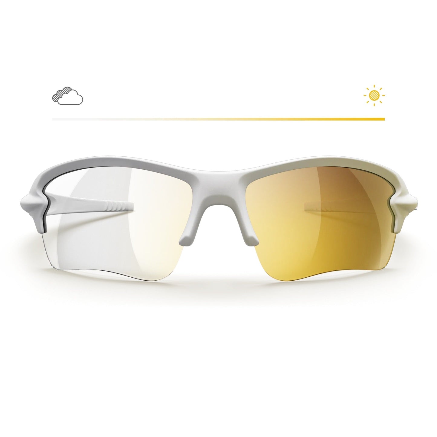 White Sling Blade Prescription Transitions® Mirrors - Gafas Y Gafas