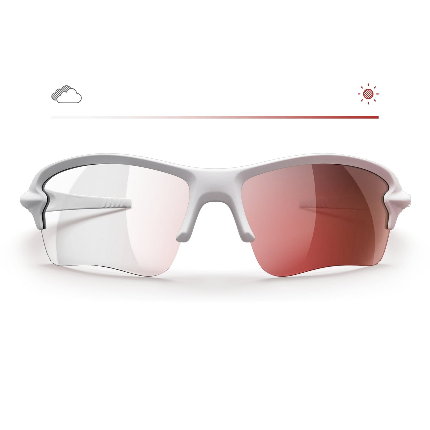 White Sling Blade Prescription Transitions® Mirrors - Gafas Y Gafas