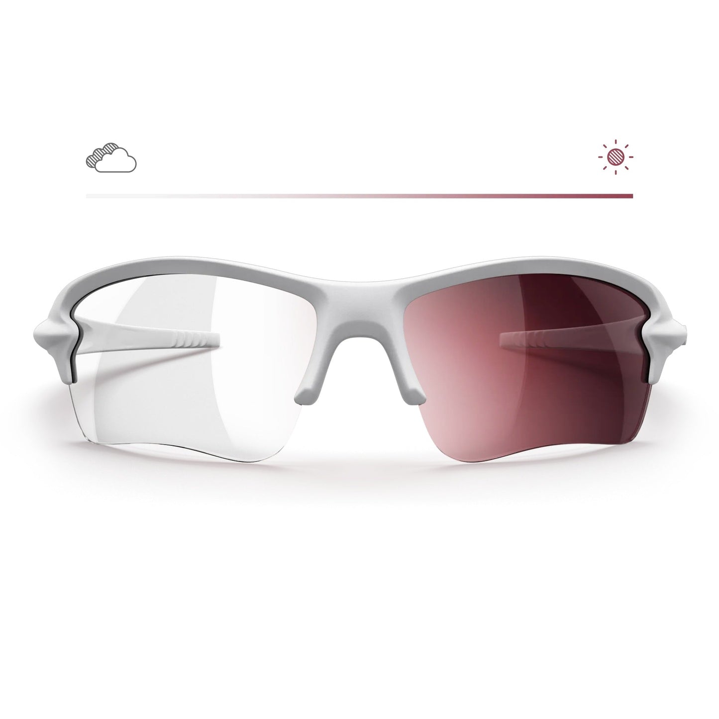 White Sling Blade Prescription Transitions® Mirrors - Gafas Y Gafas