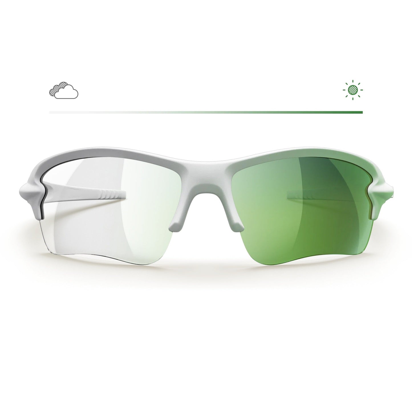 White Sling Blade Prescription Transitions® Mirrors - Gafas Y Gafas