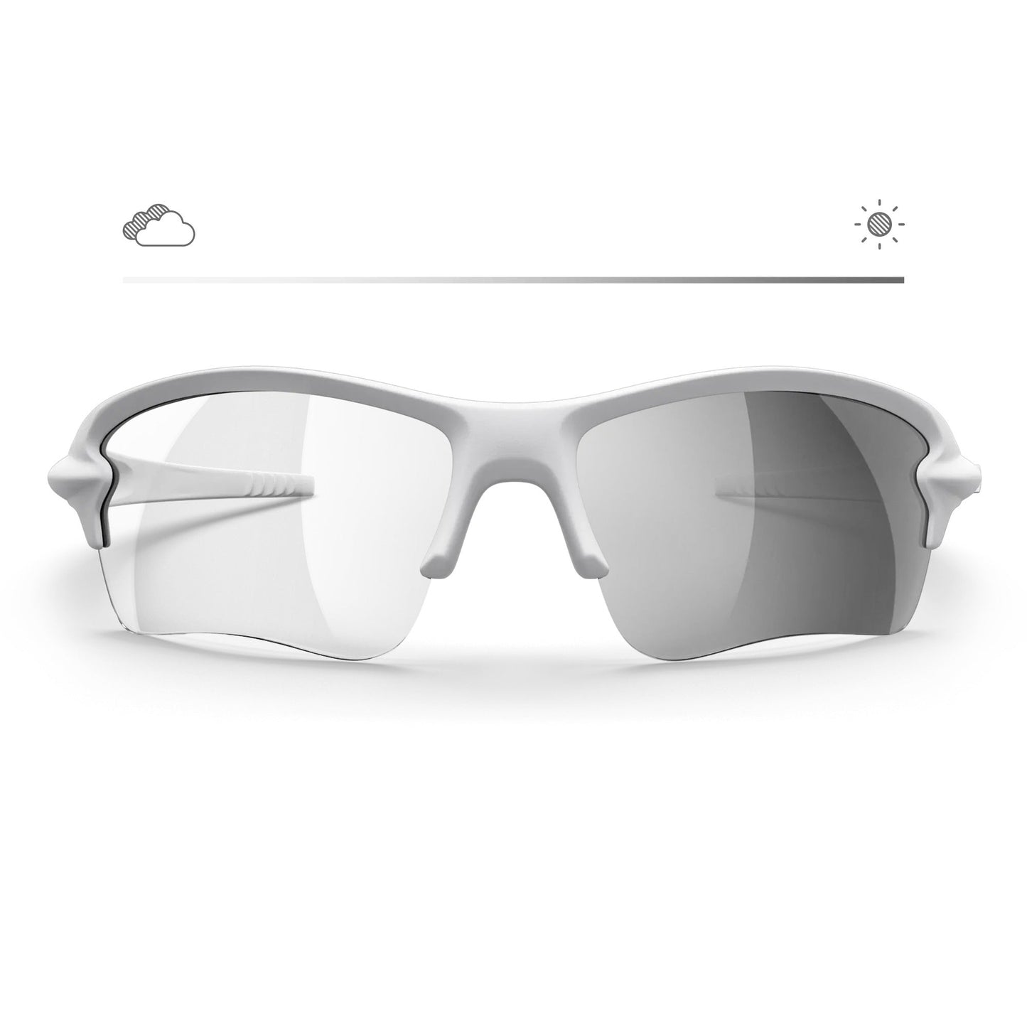White Sling Blade Prescription Transitions® Mirrors - Gafas Y Gafas
