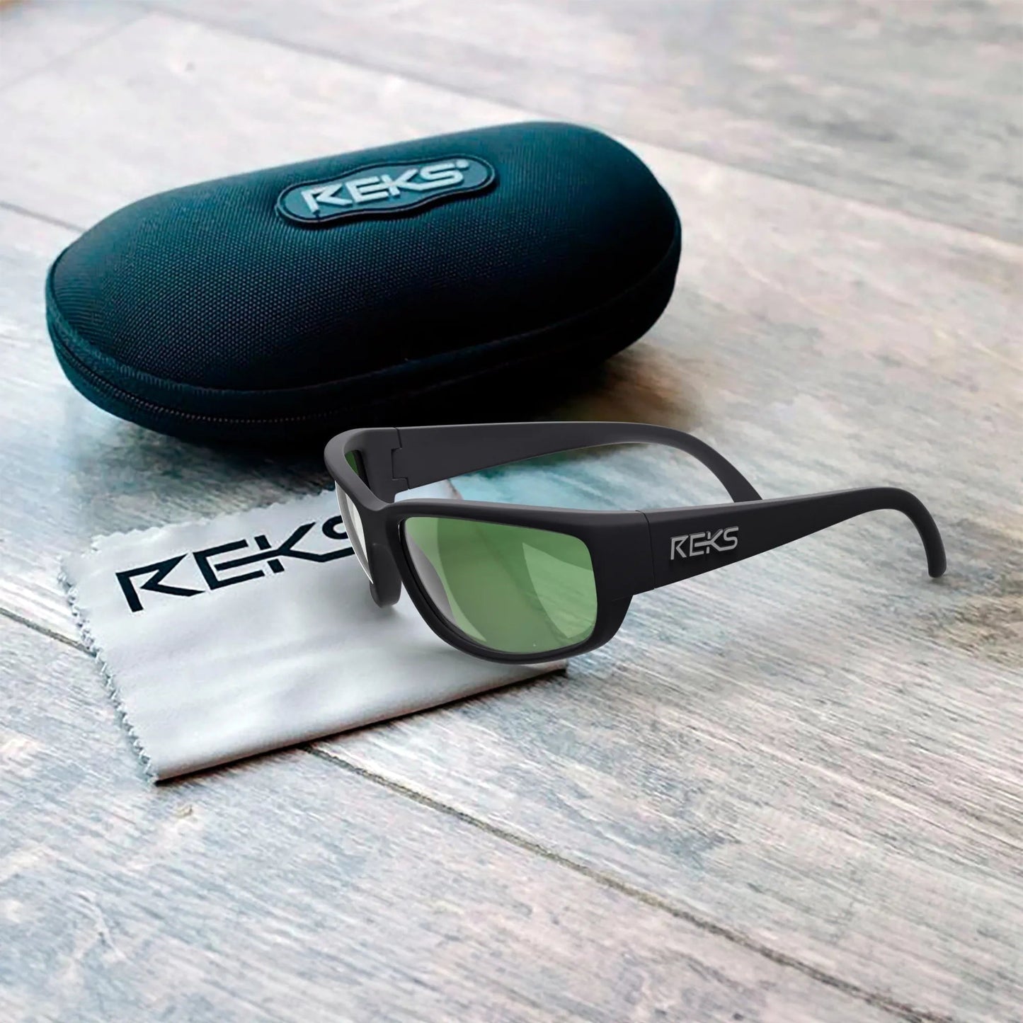 Wrap Large Prescription Polarized Polycarbonate Sunglasses - Gafas Y Gafas