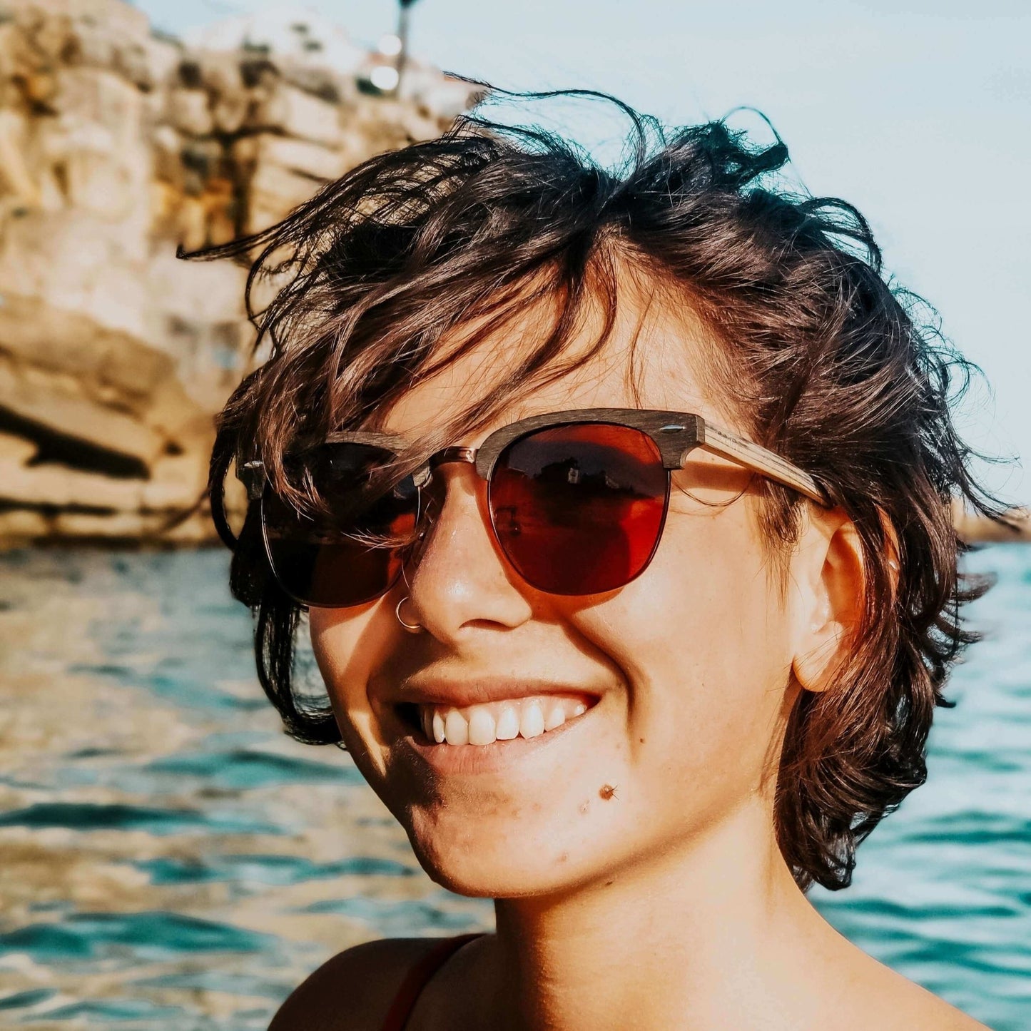 Zeneye - Wooden Sunglasses - Gafas Y Gafas