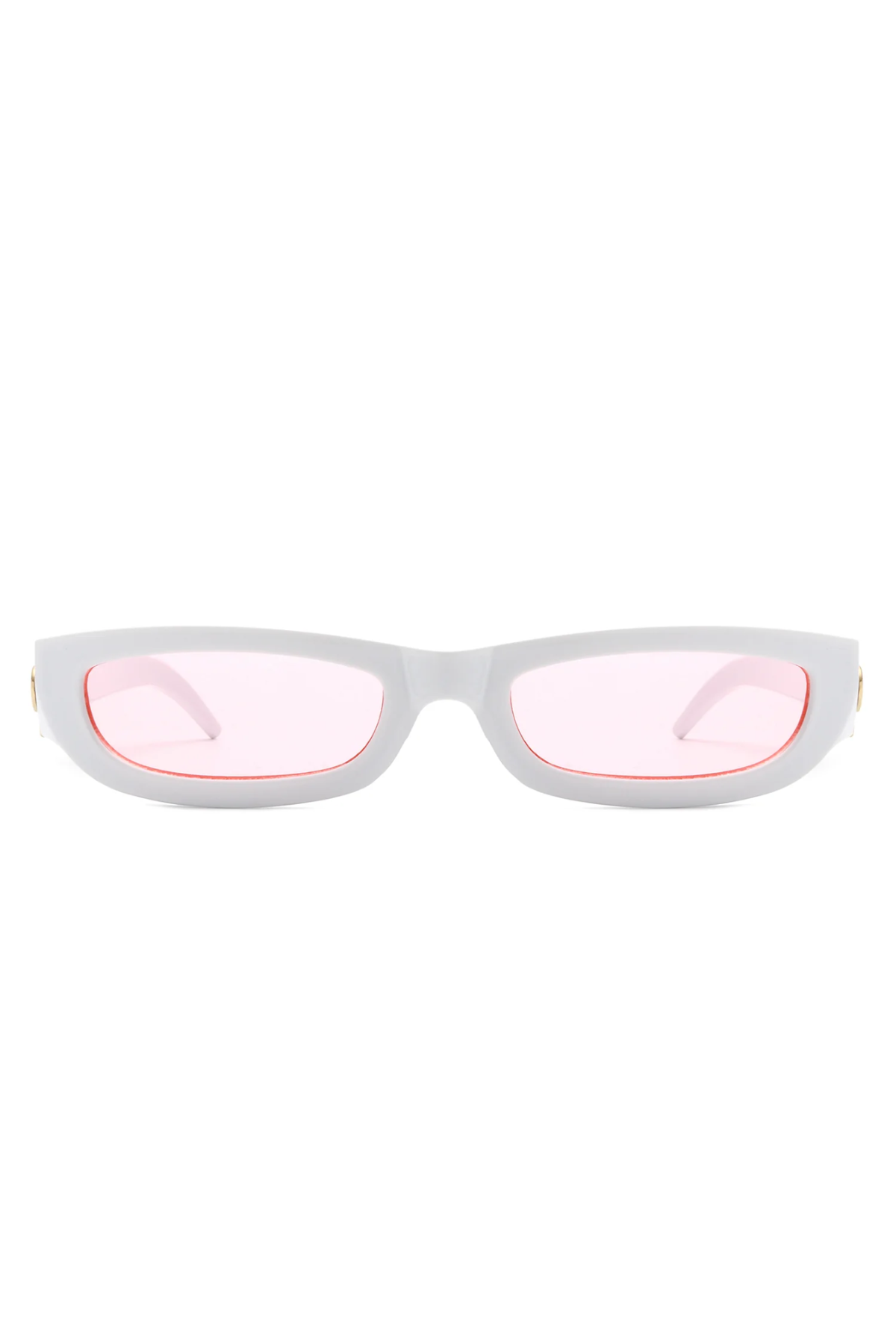 Hailey White with Pink Lens