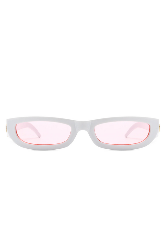 Hailey White with Pink Lens