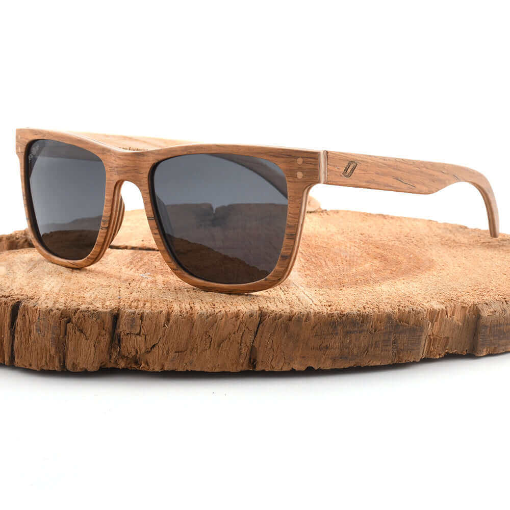 Benja - Wooden Veneer Sunglasses - Gafas Y Gafas