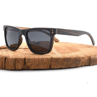 Benja - Wooden Veneer Sunglasses - Gafas Y Gafas