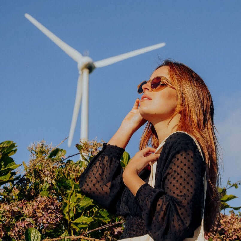 Ganges - Unisex Wood and Bio Acetate Sunglasses - Gafas Y Gafas