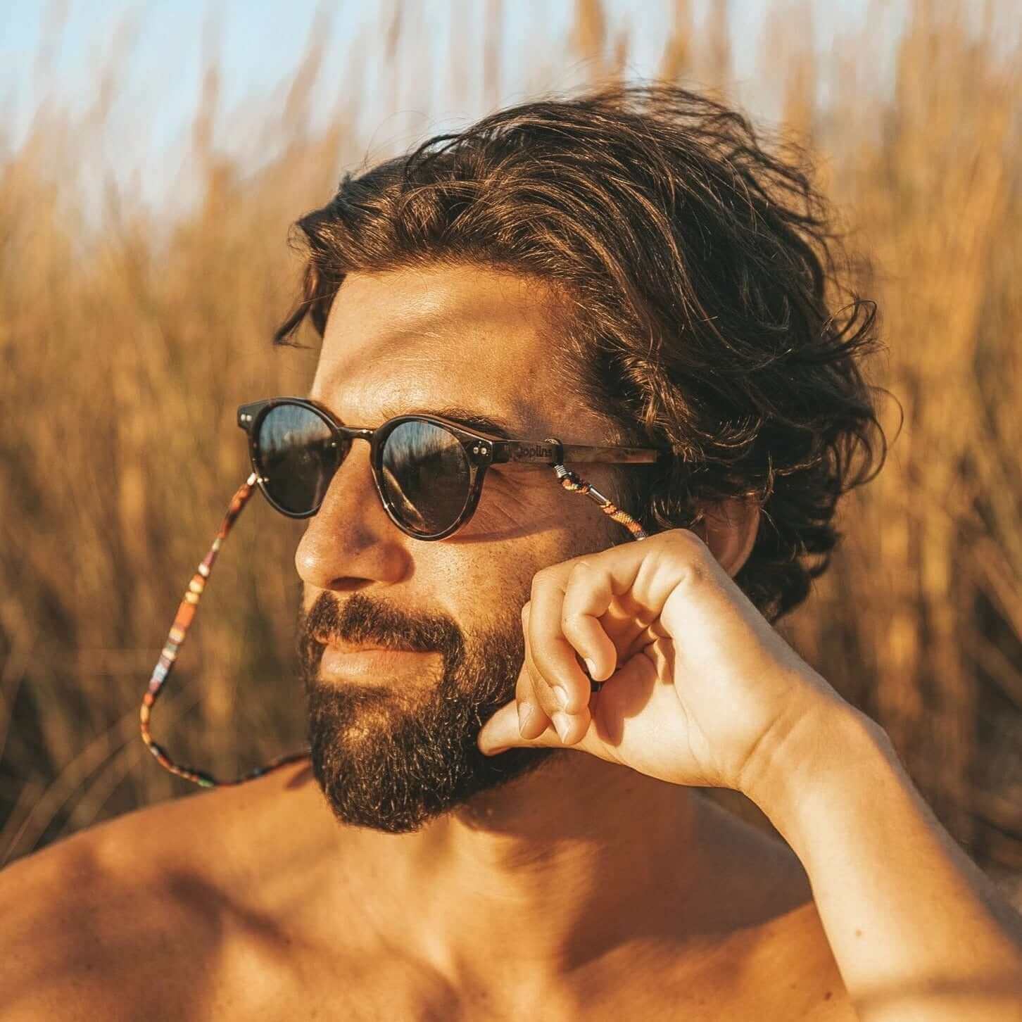 Ganges - Unisex Wood and Bio Acetate Sunglasses - Gafas Y Gafas