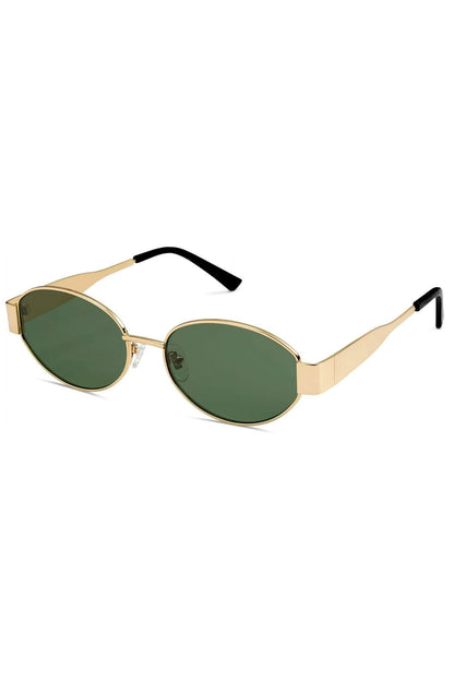 Kate Gold with Green & Black Temples