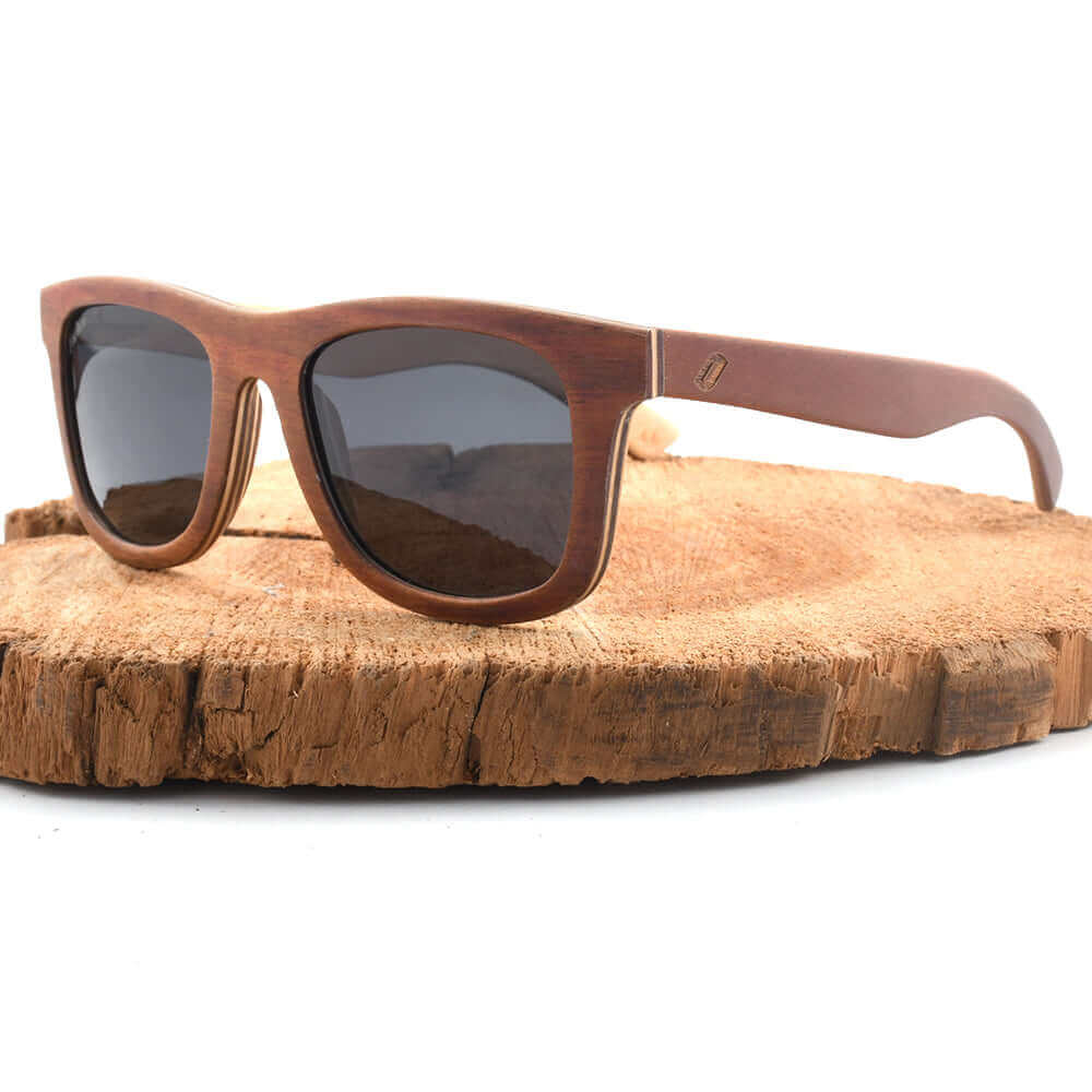 Marley - Unisex Wooden Sunglasses - Gafas Y Gafas