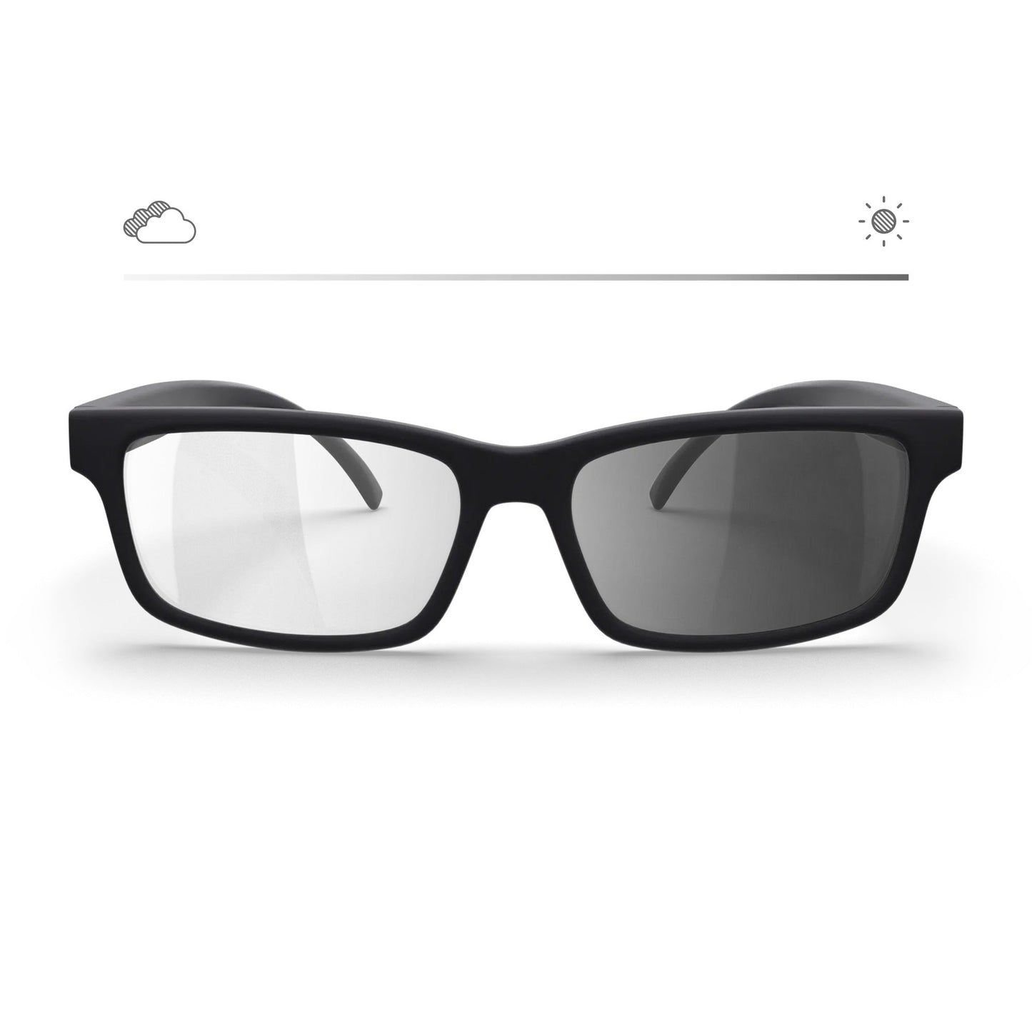 Rectangle Transitions® XTRActive Polarized Prescription Sunglasses - Gafas Y Gafas