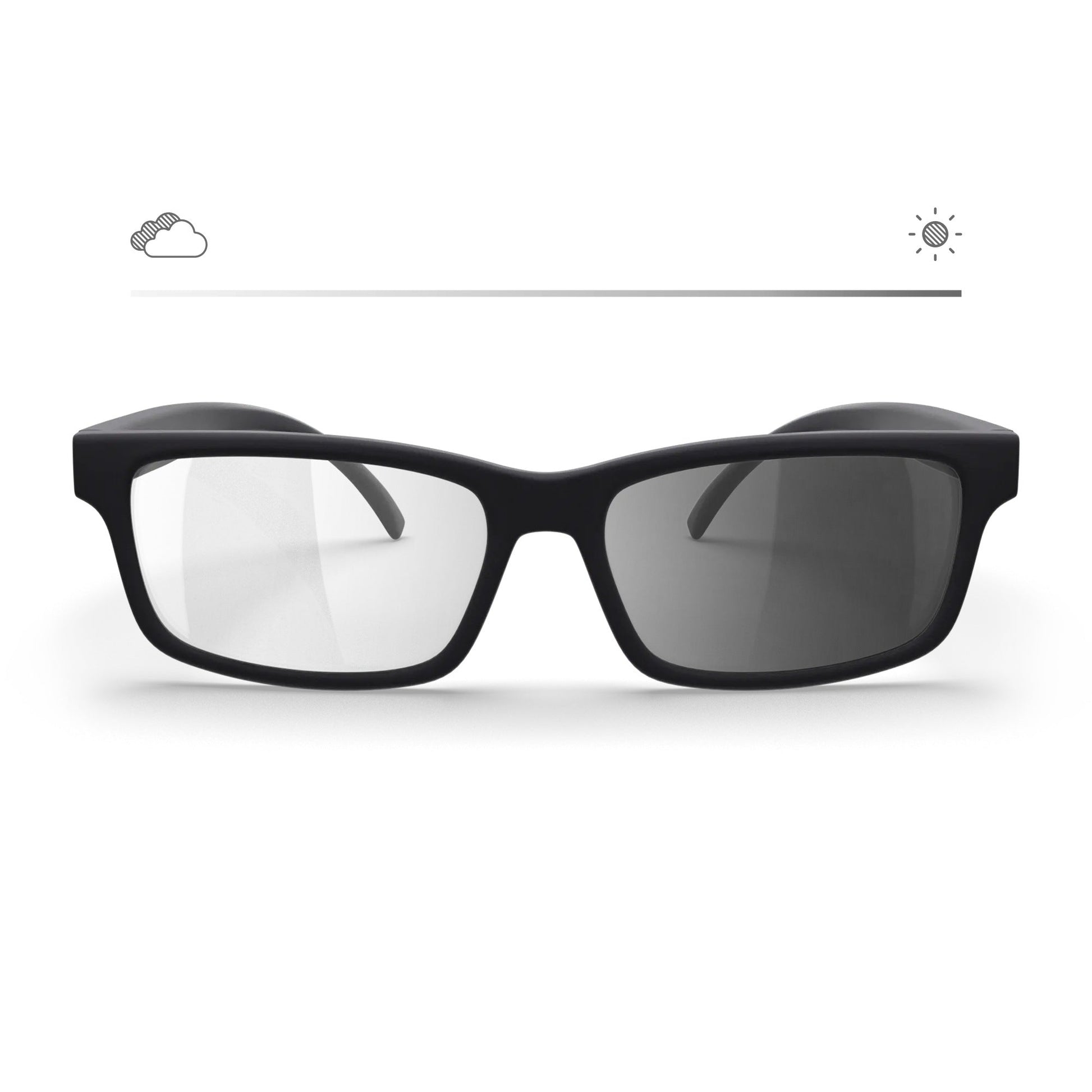 Rectangle Transitions® XTRActive Polarized Prescription Sunglasses - Gafas Y Gafas