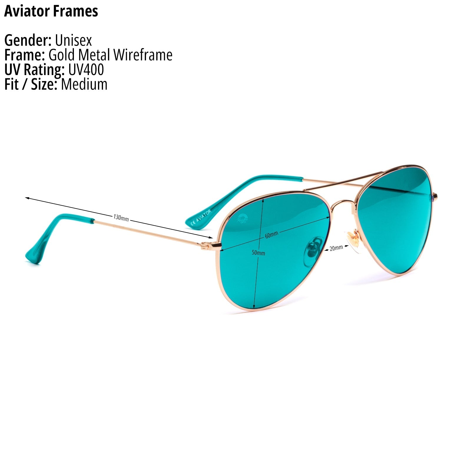 The Aviator | Aqua "Calm" - Gafas Y Gafas