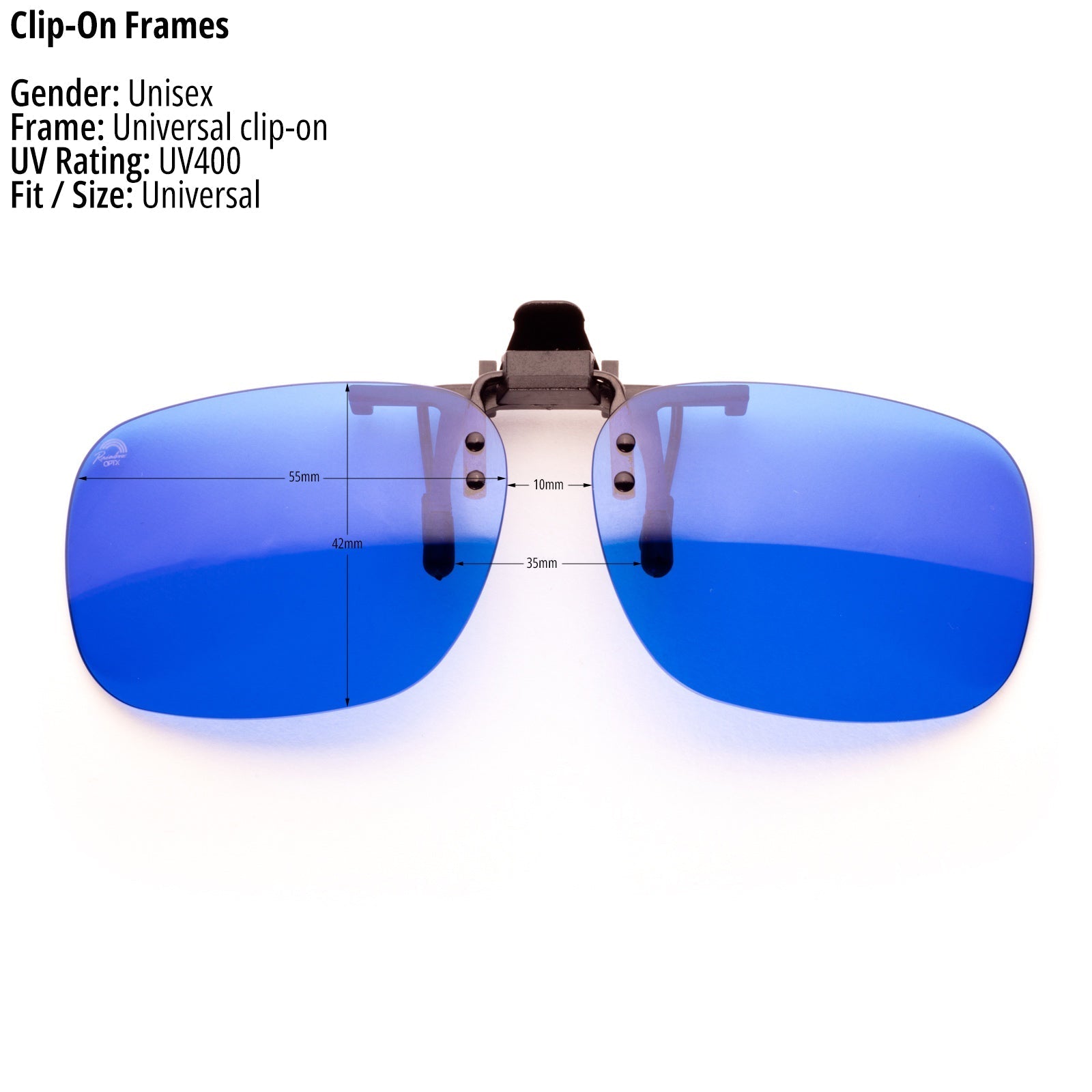 The Clip - Ons | Blue "Voice" - Gafas Y Gafas