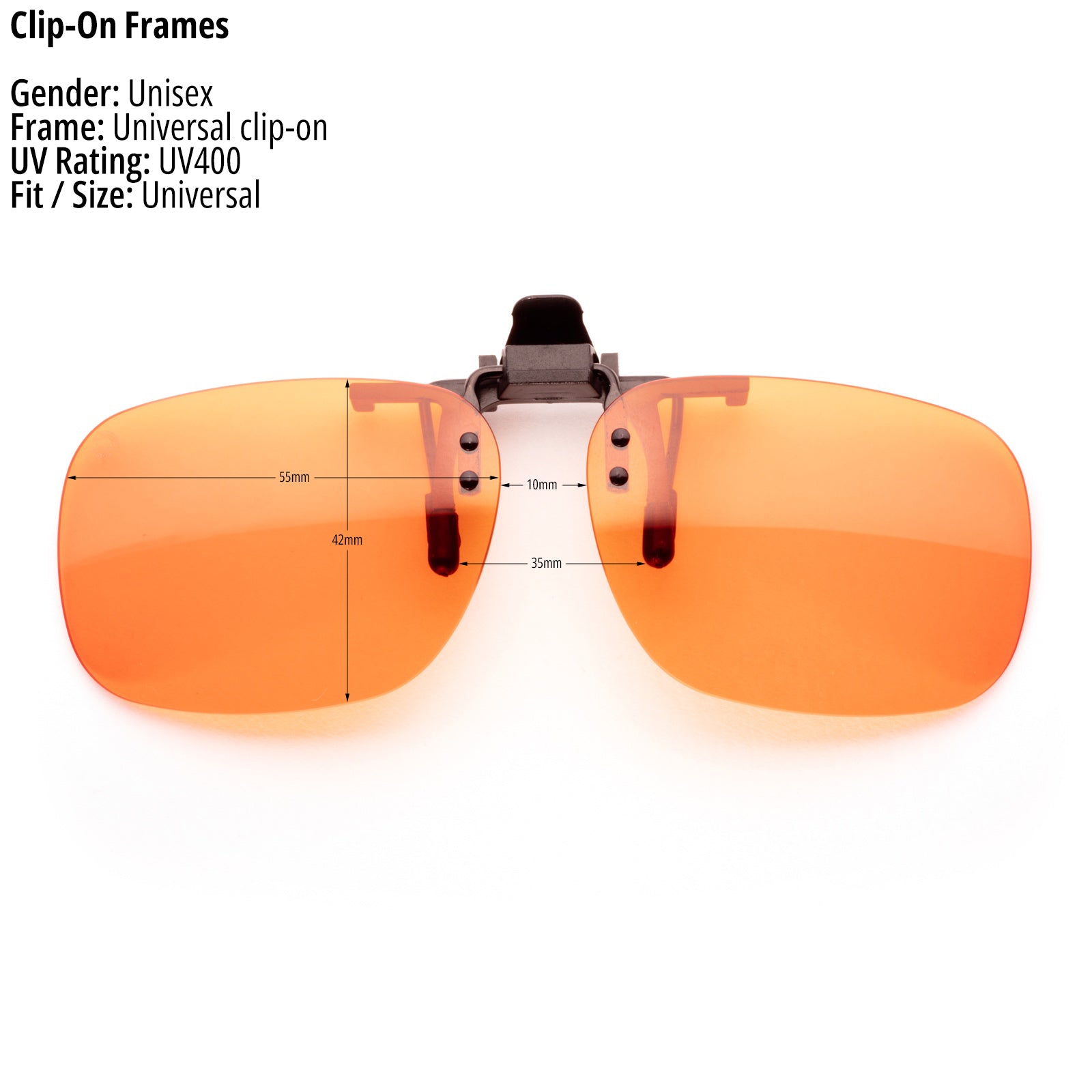 The Clip - Ons | Orange "Creativity" - Gafas Y Gafas