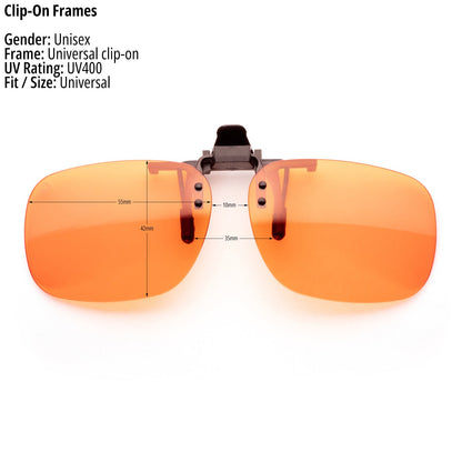 The Clip - Ons | Orange "Creativity" - Gafas Y Gafas