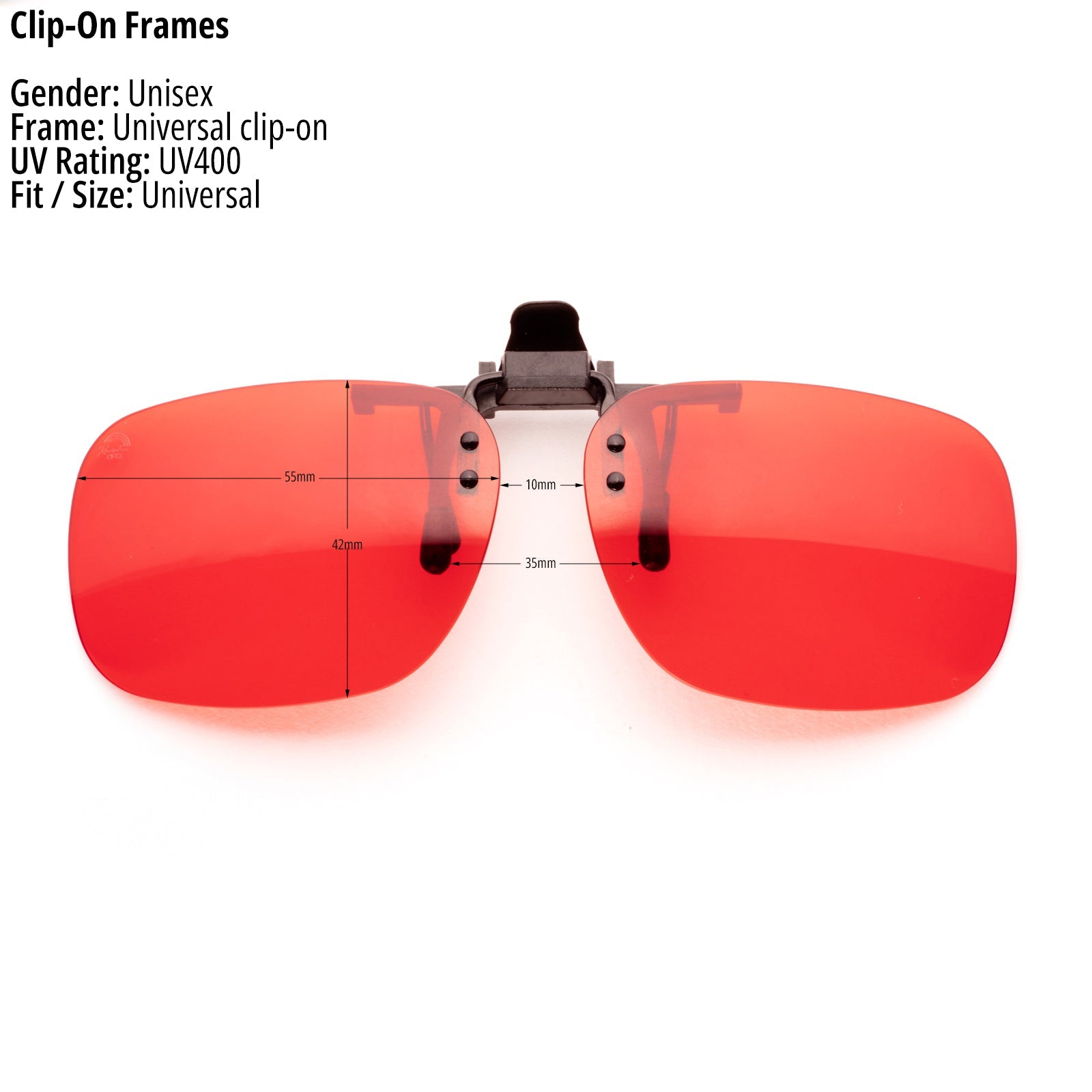 The Clip - Ons | Red "Vitality" - Gafas Y Gafas