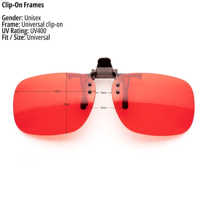 The Clip - Ons | Red "Vitality" - Gafas Y Gafas