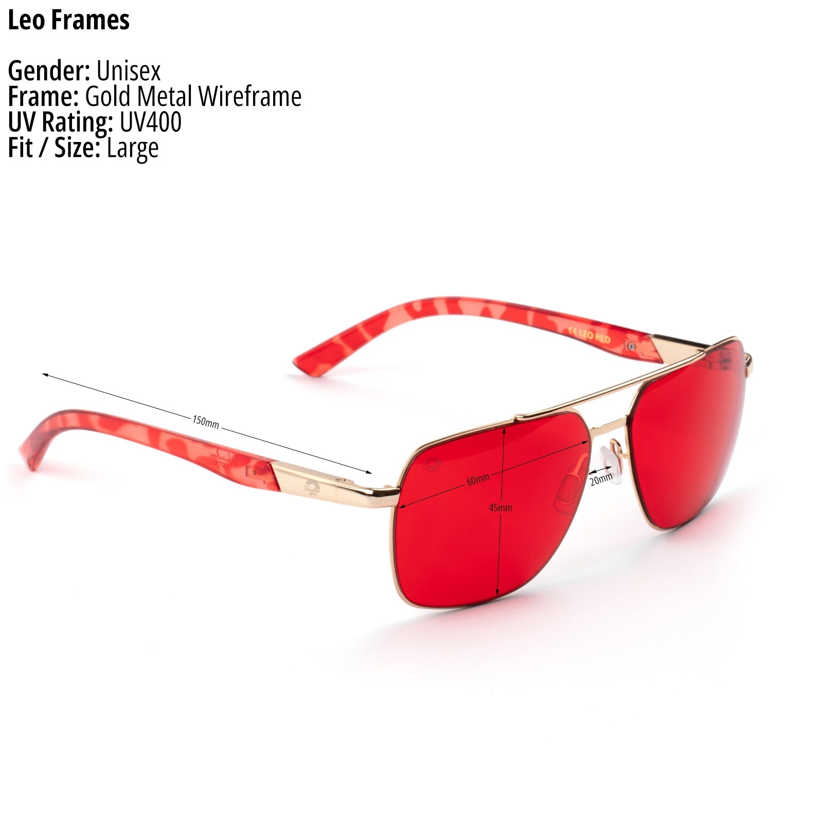 The Leo | Red "Vitality" - Gafas Y Gafas