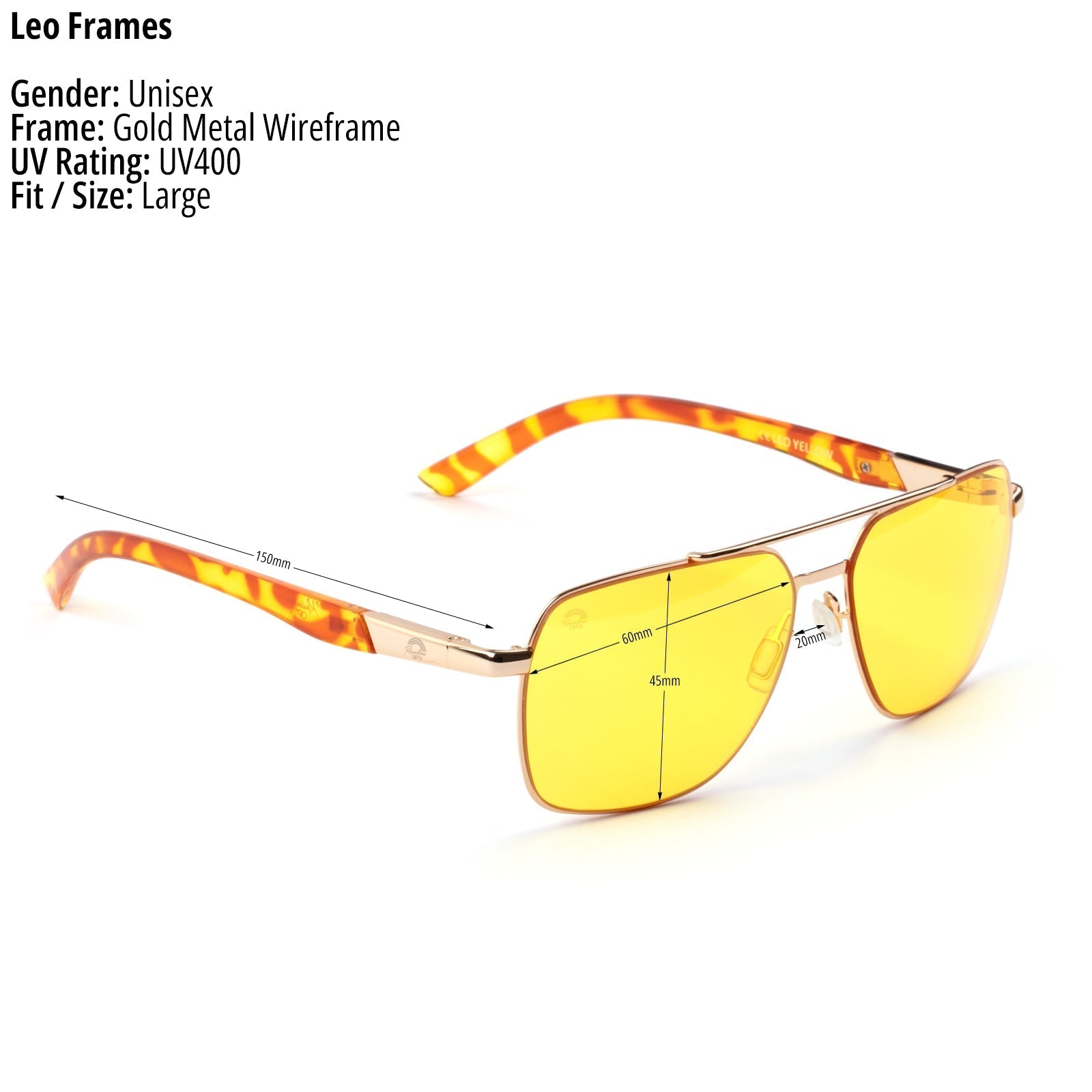 The Leo | Yellow "Will Power" - Gafas Y Gafas