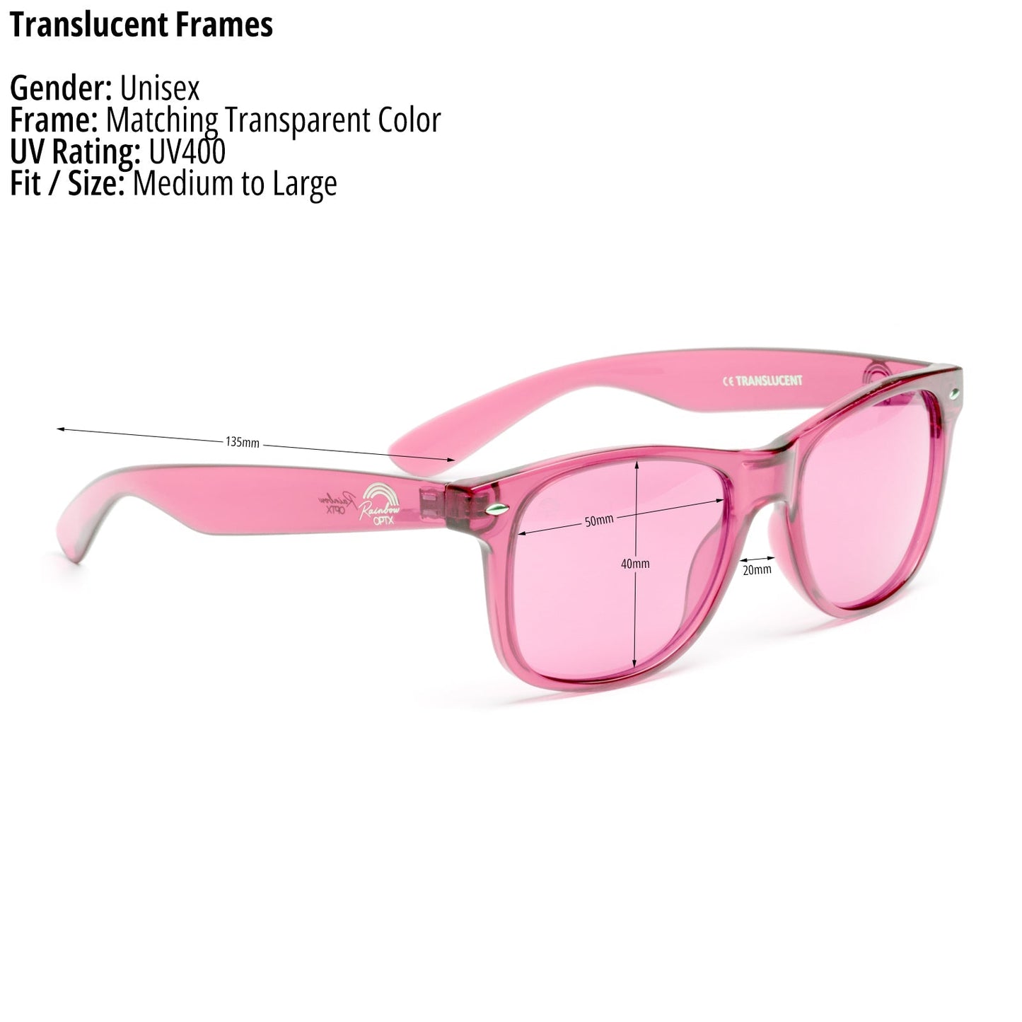 The Translucent | Rose "Self - Love" - Gafas Y Gafas