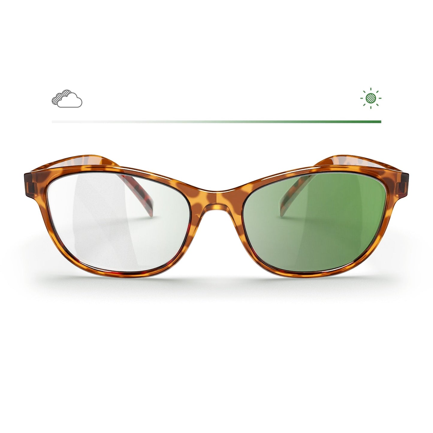 Tortoise Oval Prescription Transitions® Colors - Gafas Y Gafas