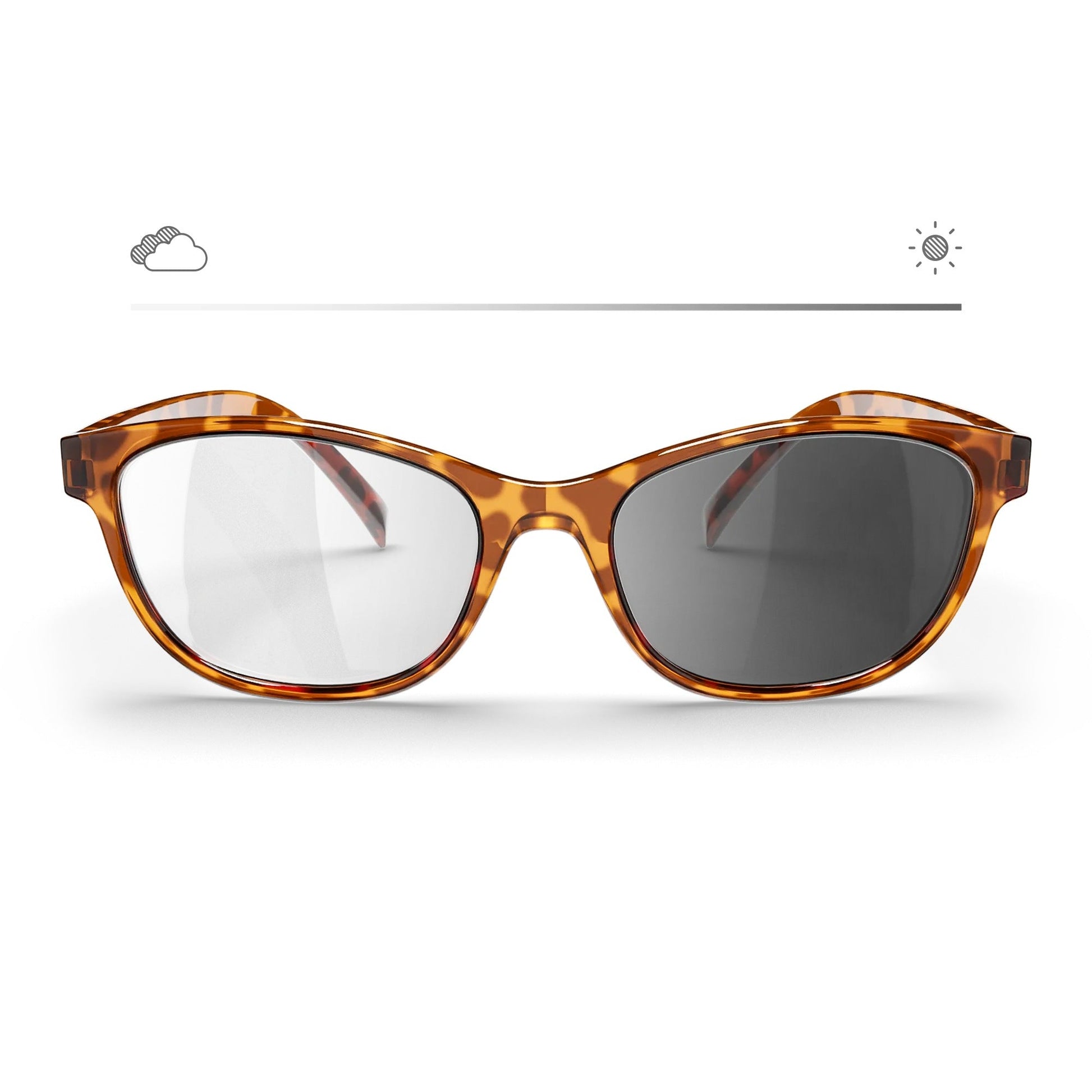 Tortoise Oval Prescription Transitions® XTRActive Polarized - Gafas Y Gafas