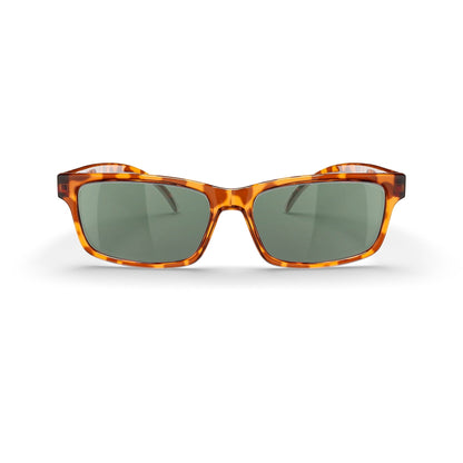 Tortoise Rectangle Prescription Polarized Polycarbonate Sunglasses - Gafas Y Gafas